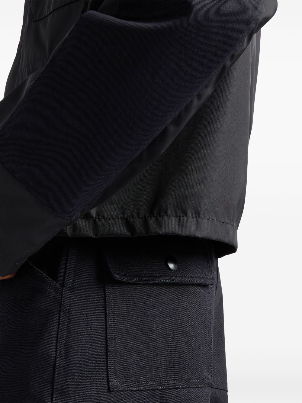 Prada Men Utility Pockets Cotton Bermudas - 5