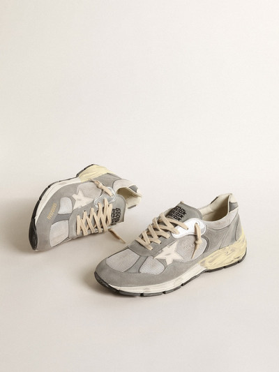 Golden Goose Men’s Dad-Star in suede and mesh with white leather star and heel tab outlook