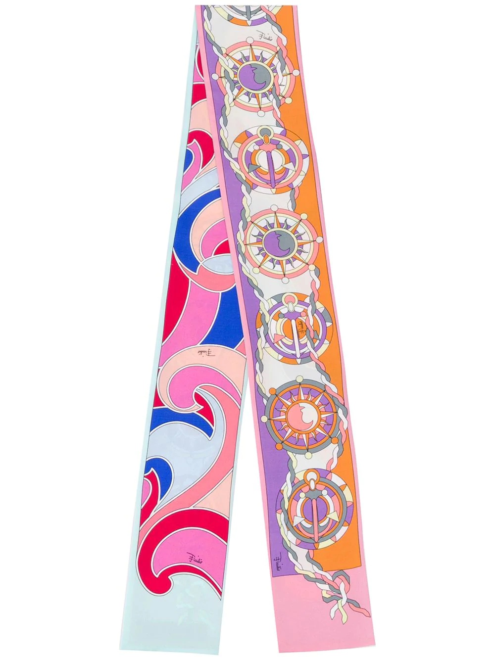 Quirimbas print twilly scarf - 1