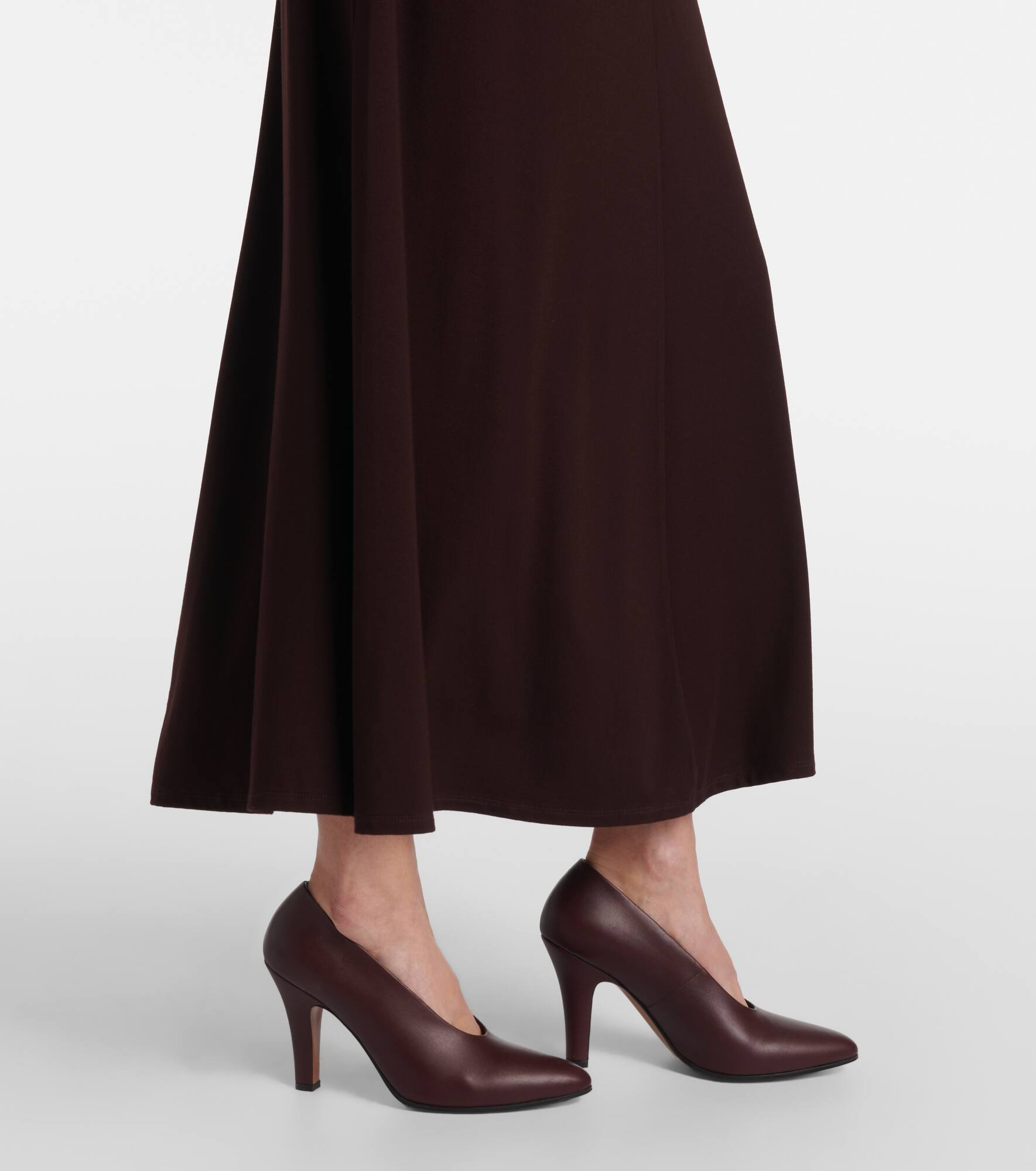 Ruched jersey maxi dress - 5
