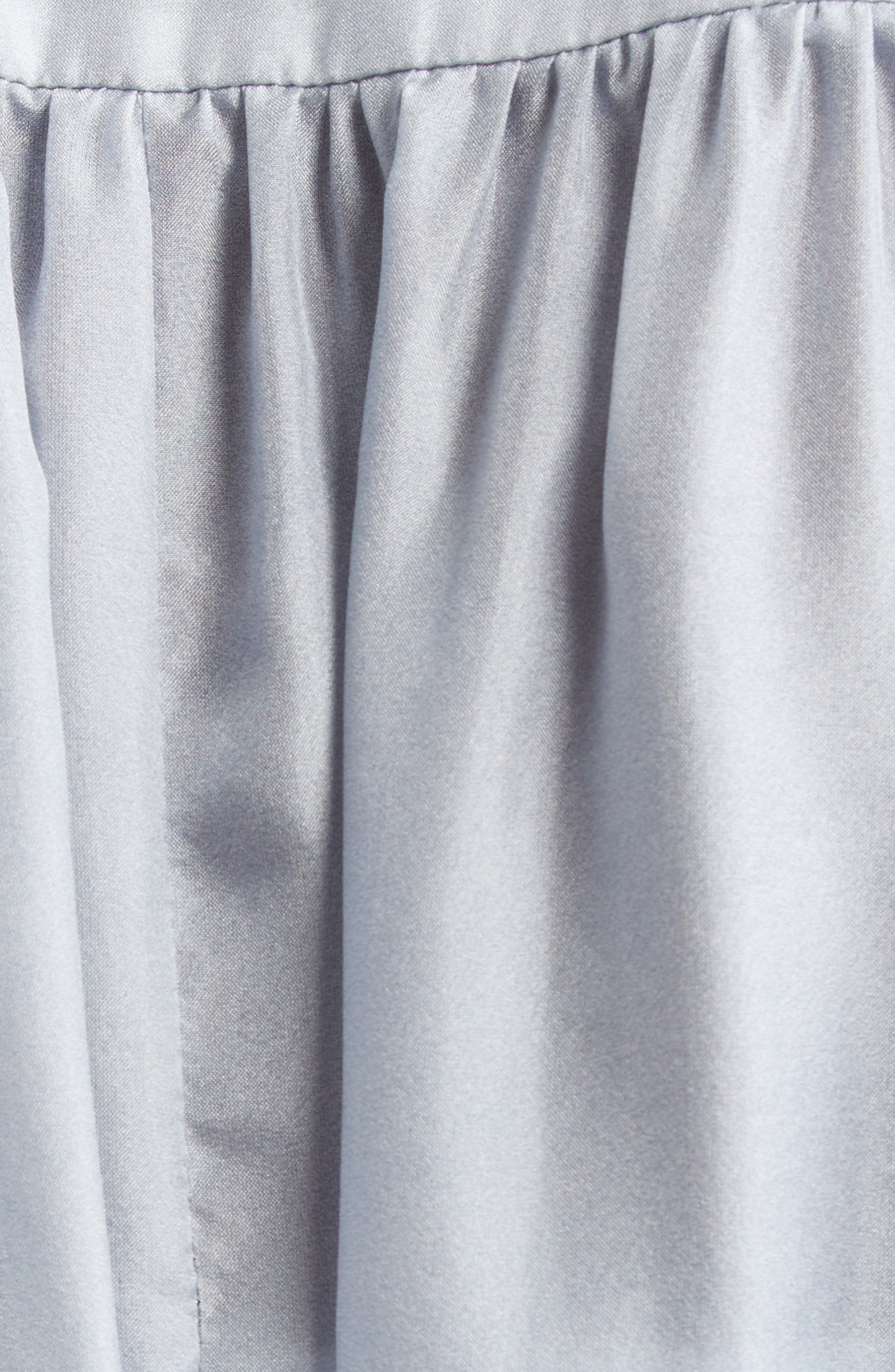 Zimmermann Coco Placed Print Long Sleeve Silk Dress in Powder Blue Multi Floral at Nordstrom - 6