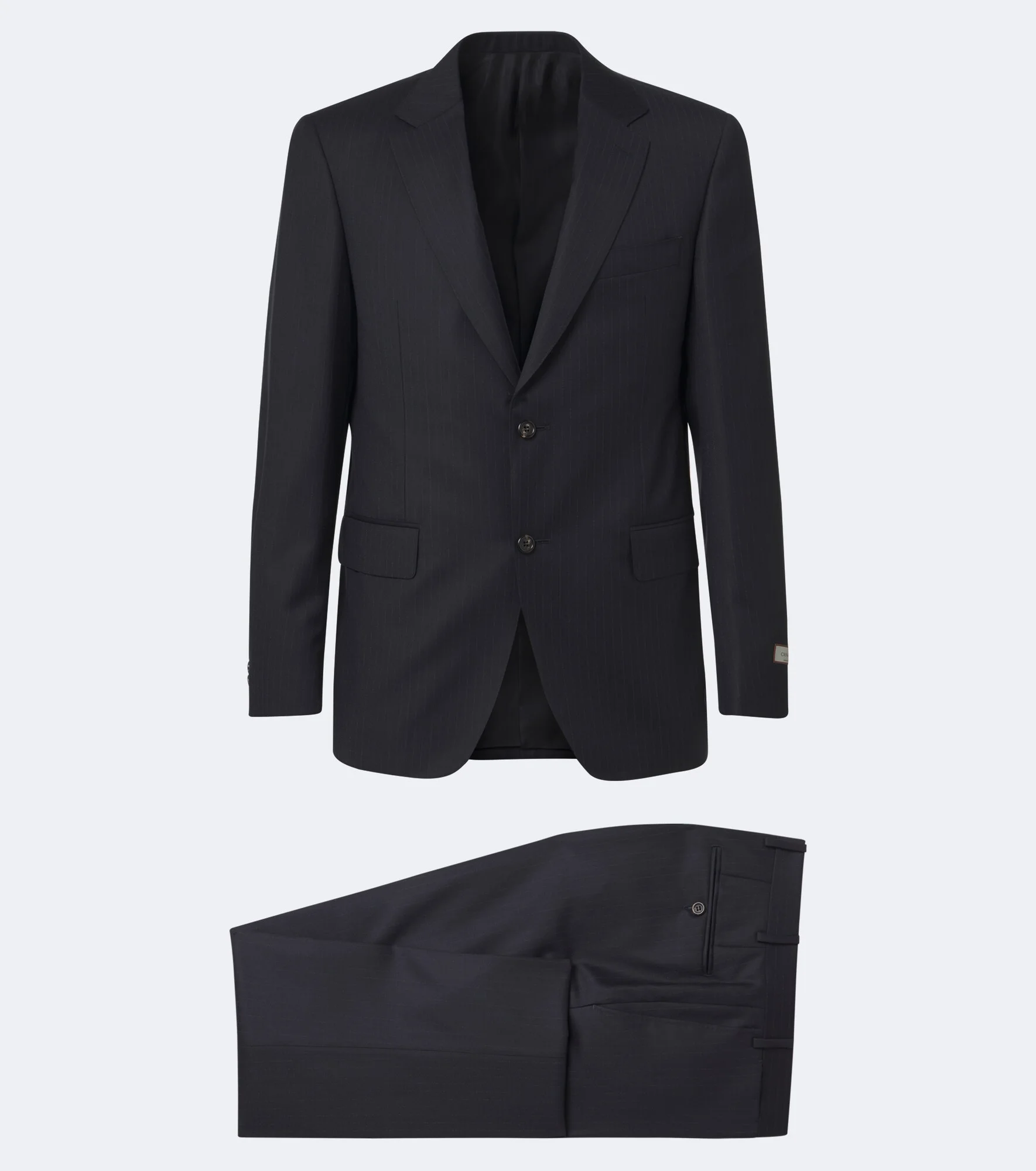 Pinstripe wool suit - 1