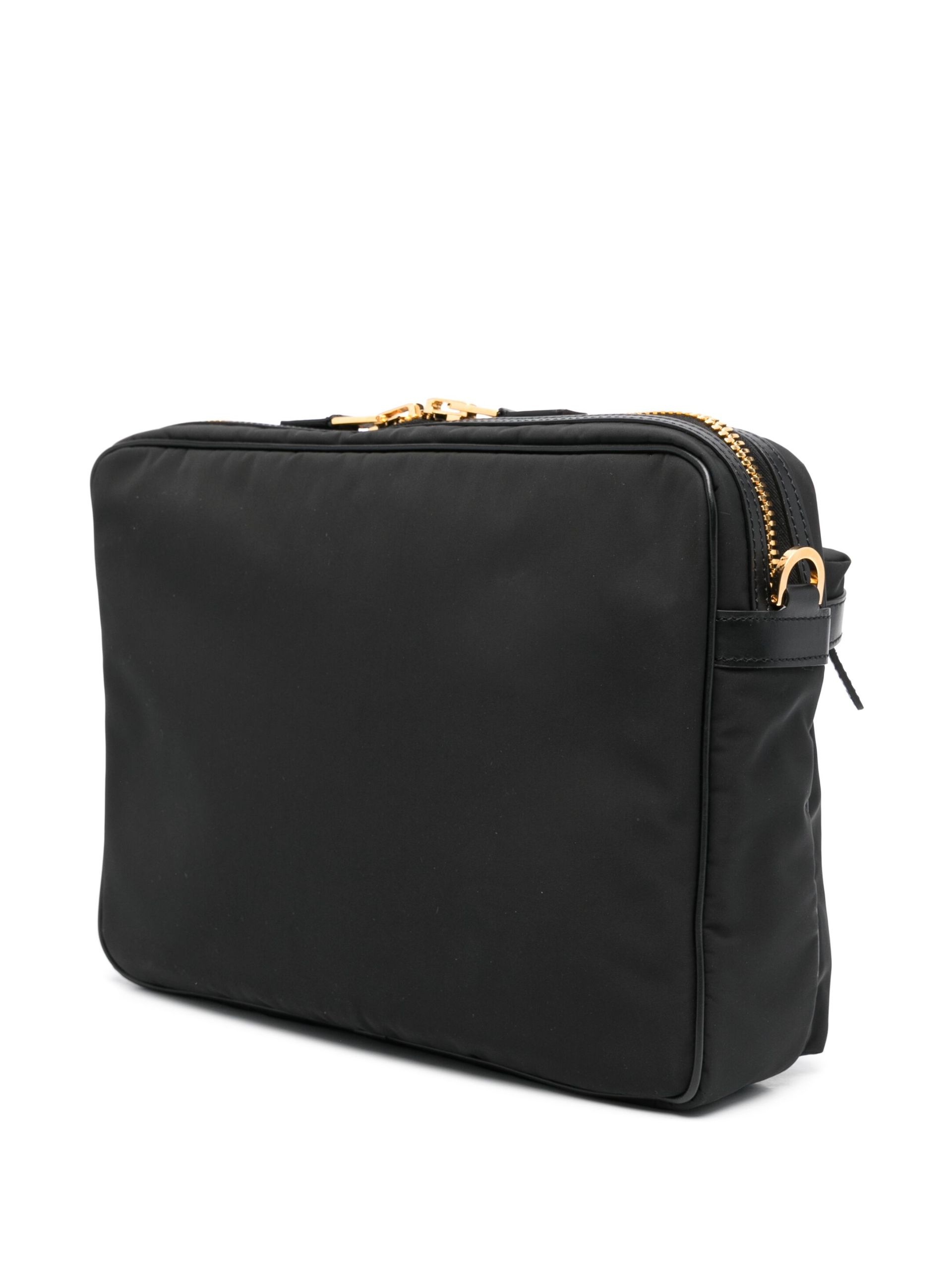 Black Utility Large Shoulder Bag - 3