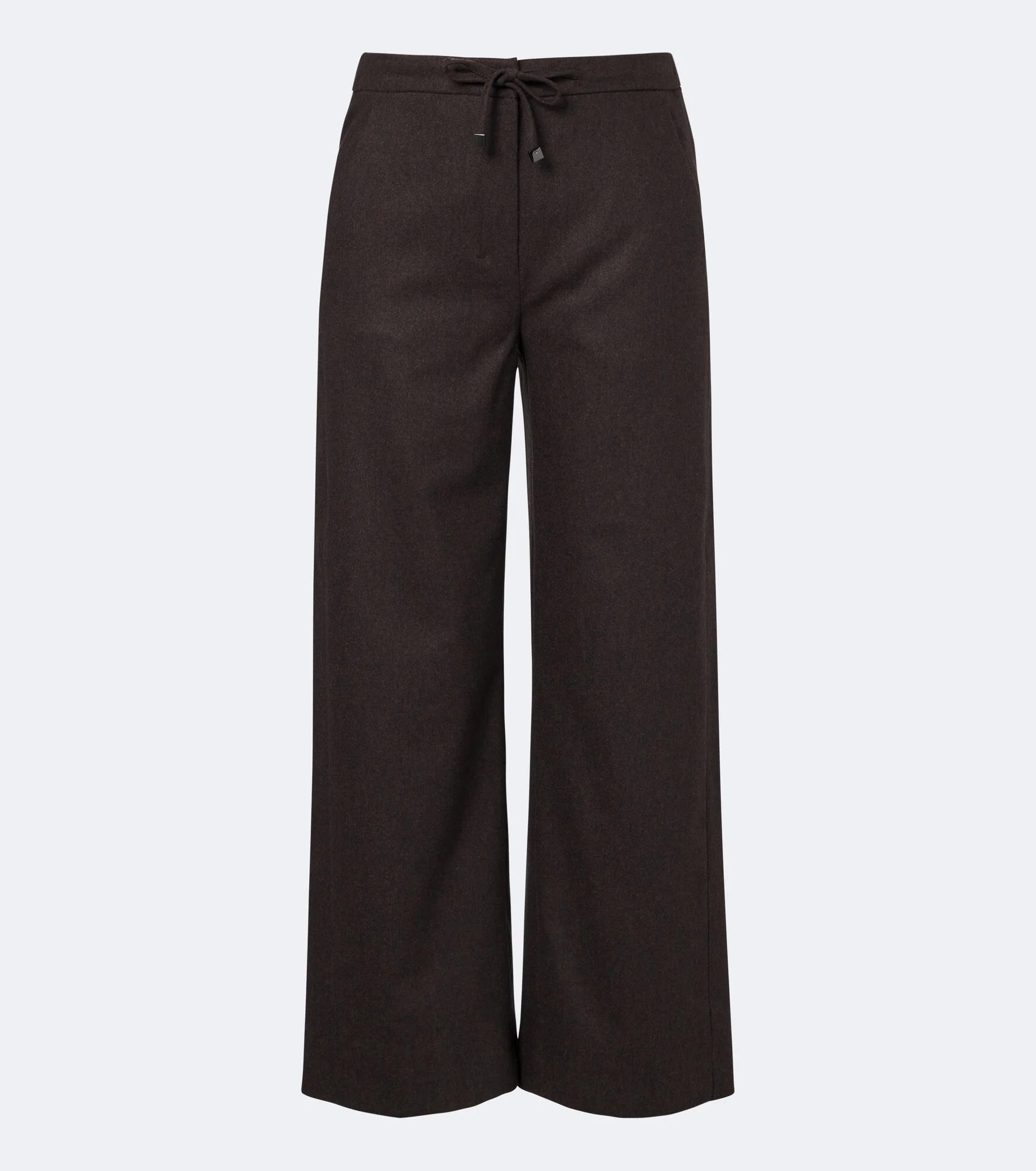 Wide-leg wool pants - 1