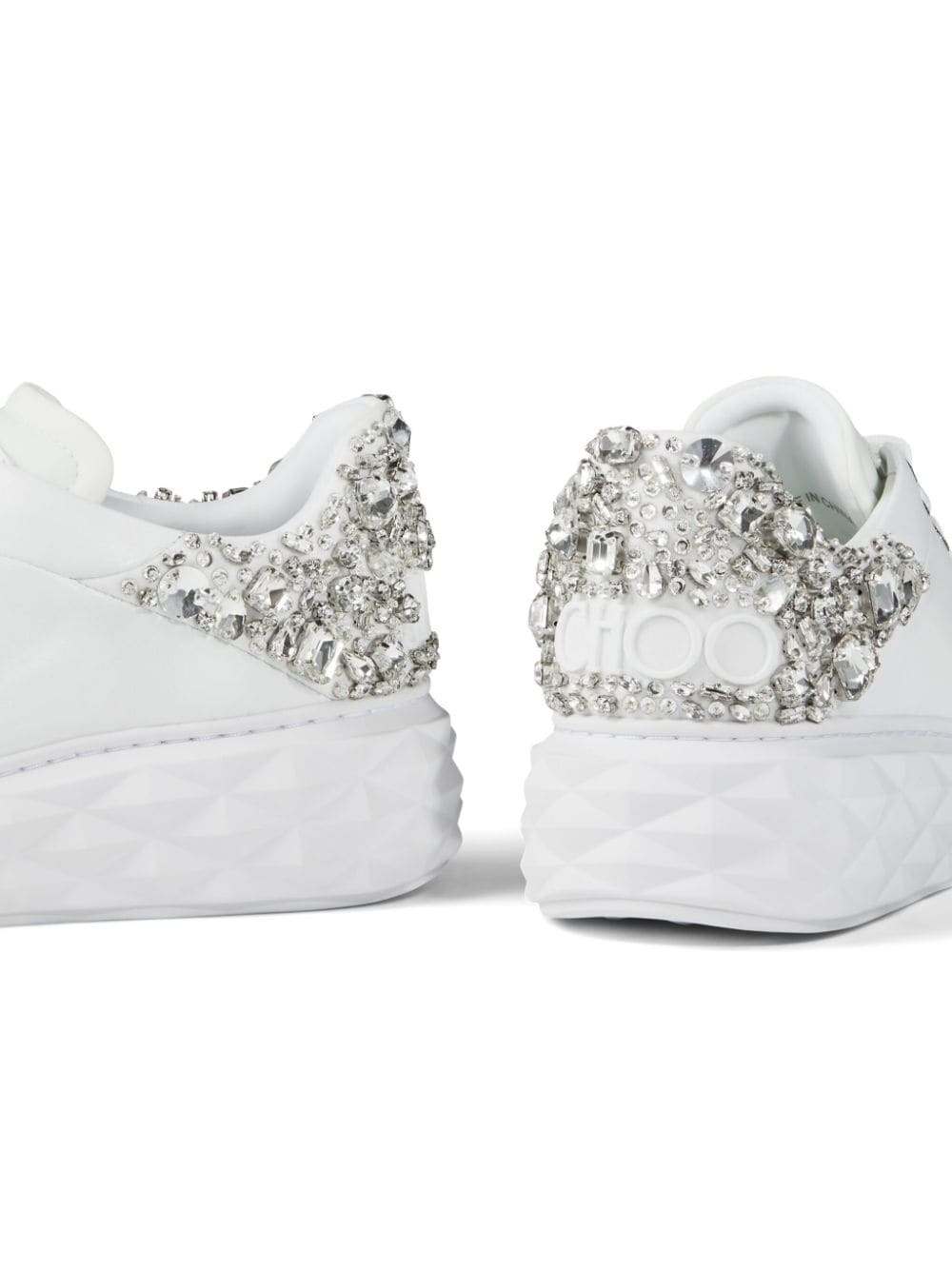 Diamond Maxi crystal-embellished sneakers - 6