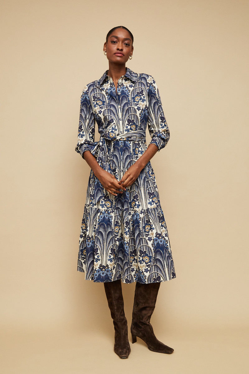 Lolita Dress Shirtdress Redefined in a Paisley Fantasy 3