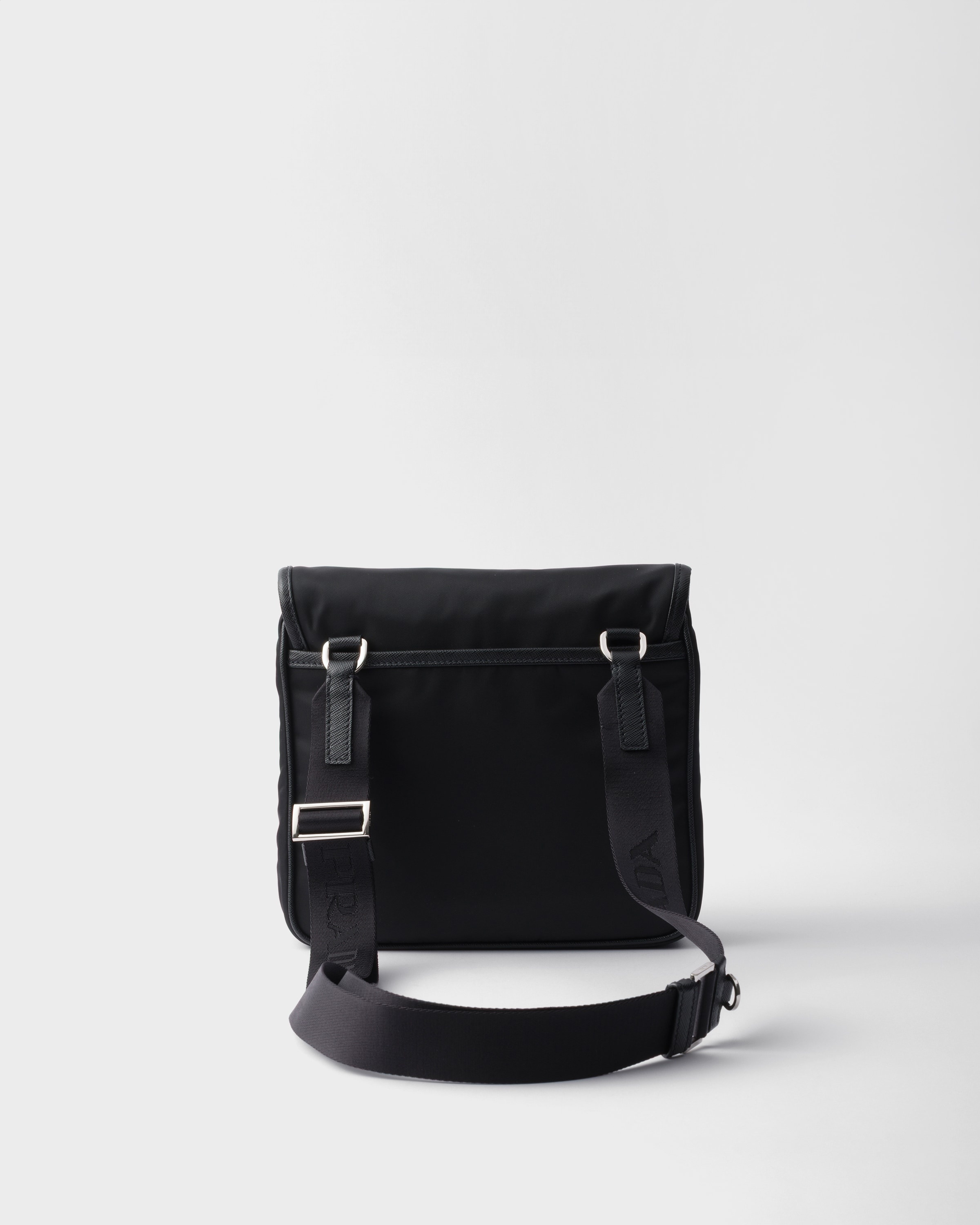Re-Nylon and Saffiano leather shoulder bag - 4