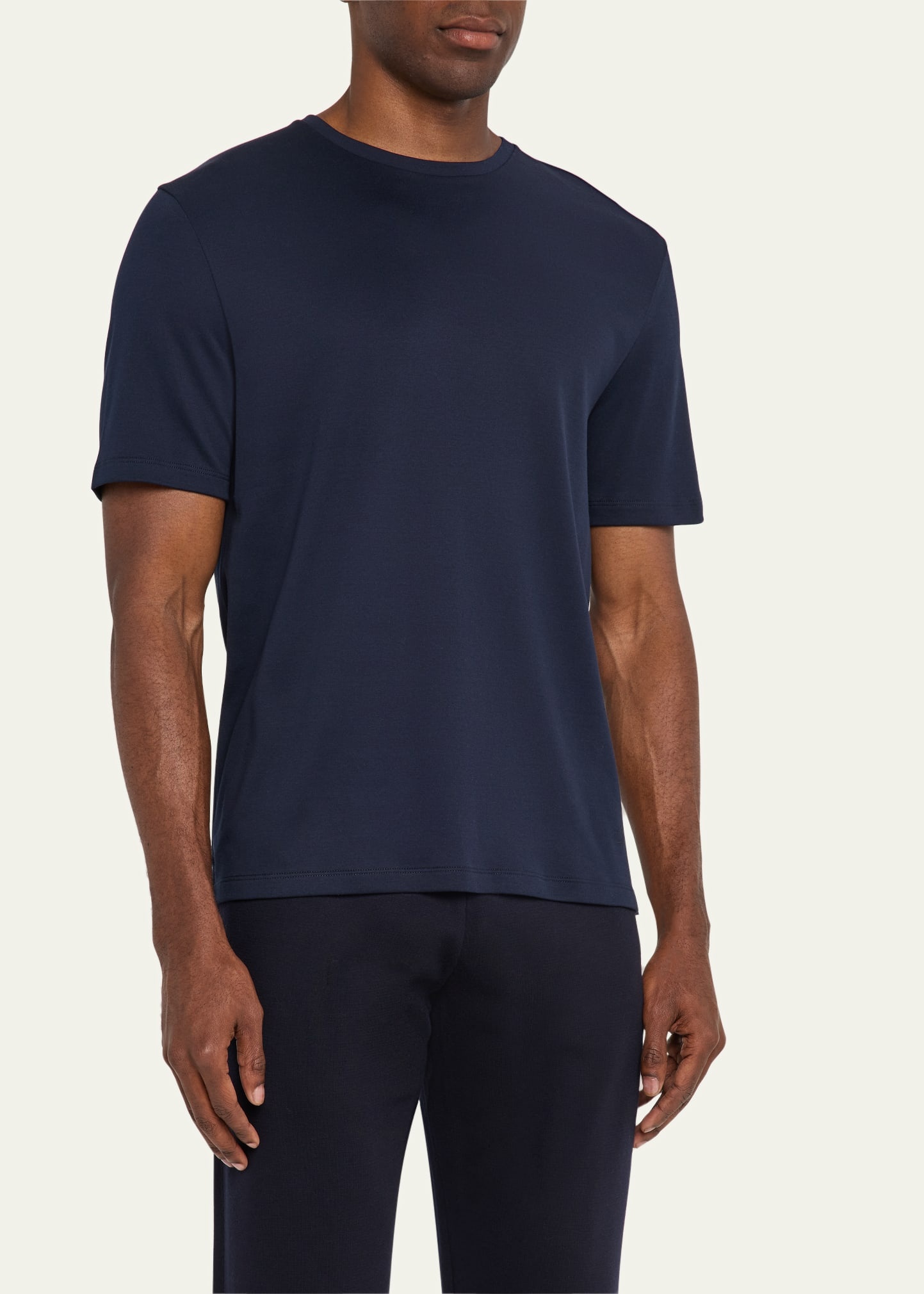 Men's Tremezzo Sea Island Cotton Crewneck T-Shirt - 4