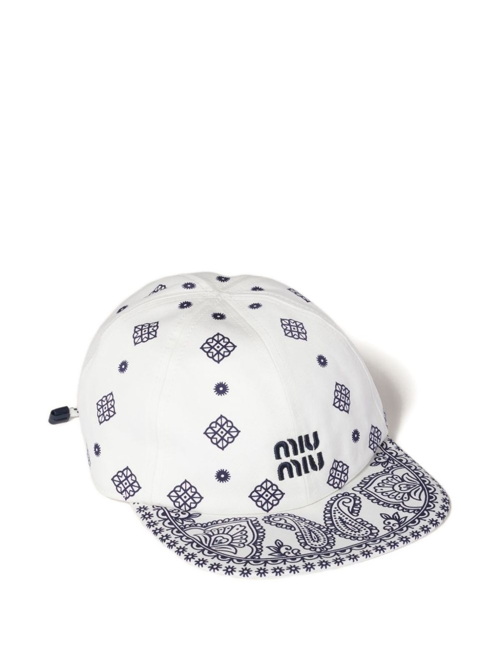 paisley-print baseball cap - 2