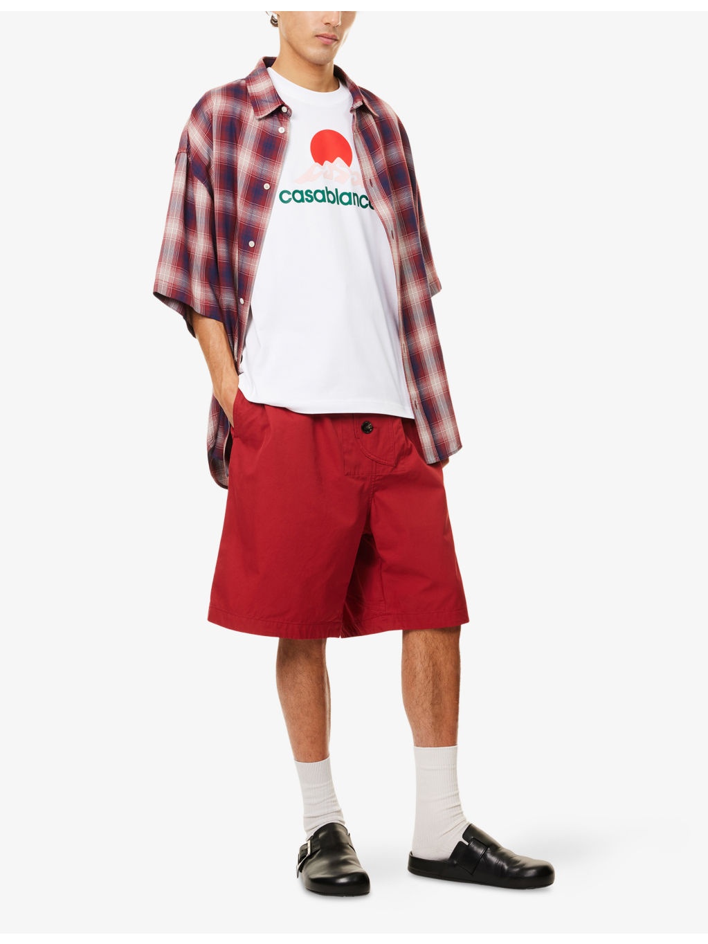 Montagne Brand-Embroidered Cotton-Jersey T-Shirt - 2