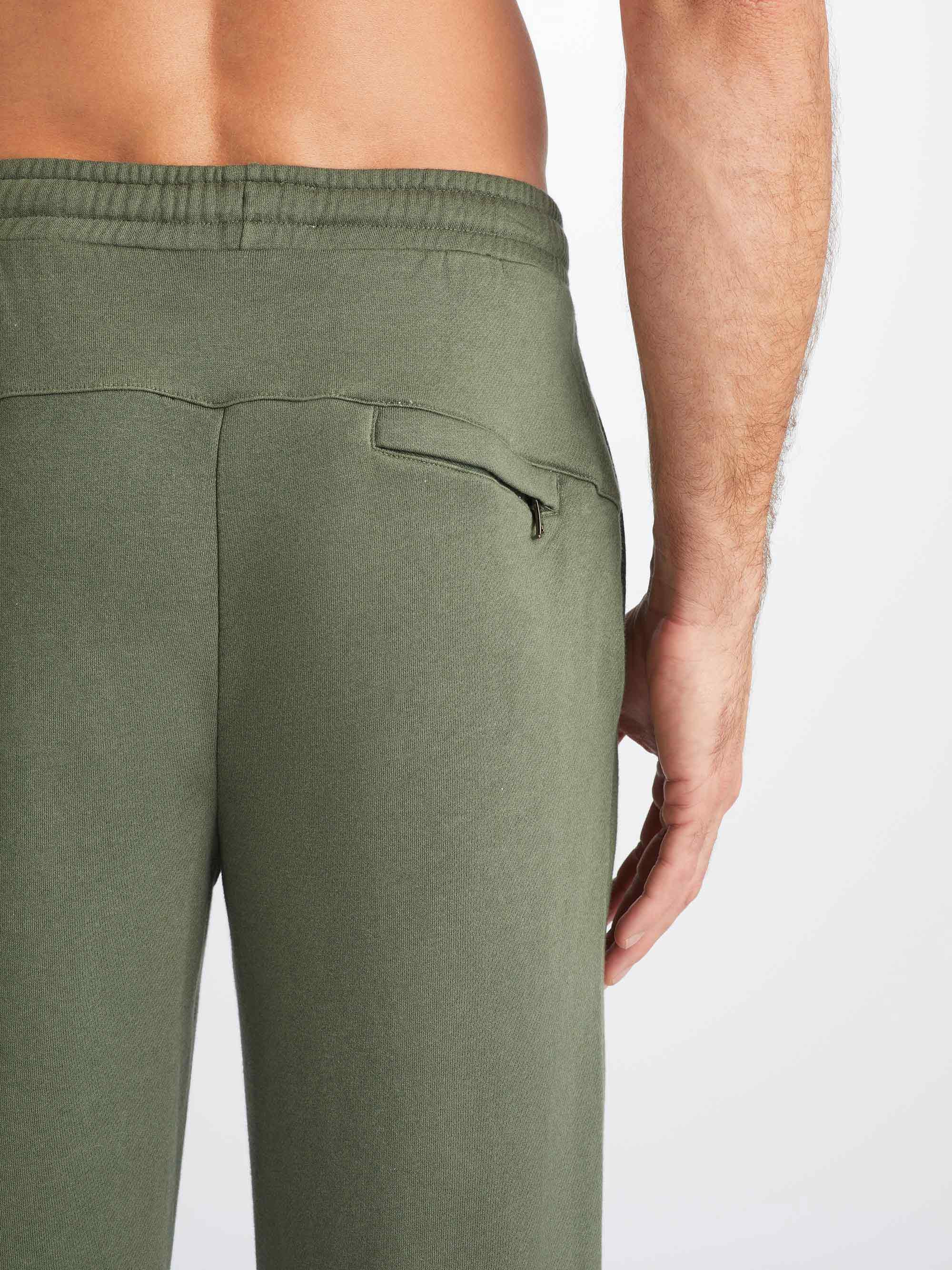 Men's Sweatpants Quinn Cotton Modal Green - 5