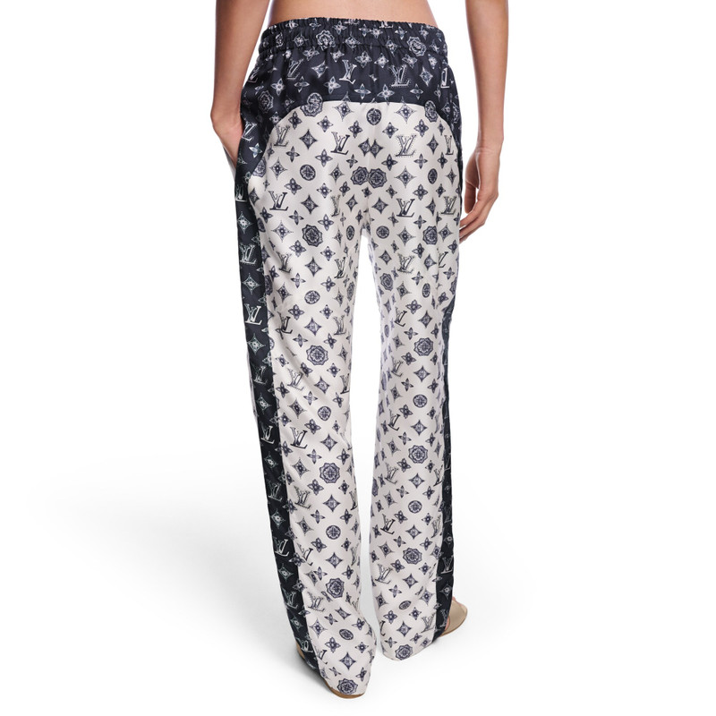 Monogram Silk Jogging Pants 7