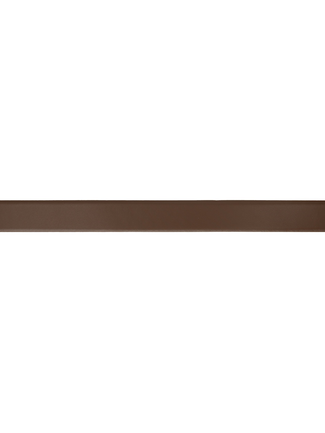 Brown Engraved-Logo Buckle Leather Belt - 2