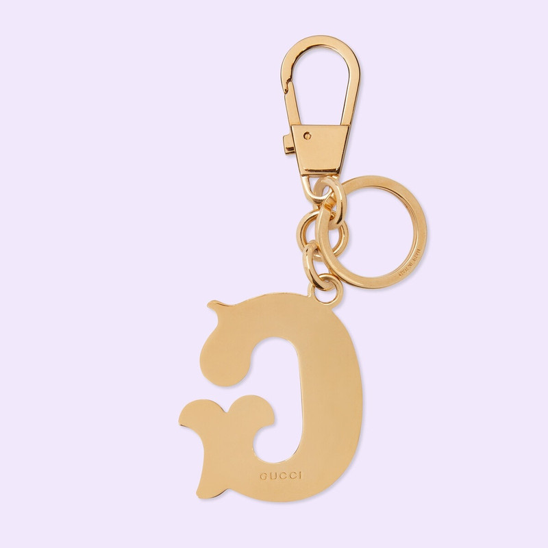 GUCCI Letter G Plexiglas keychain outlook