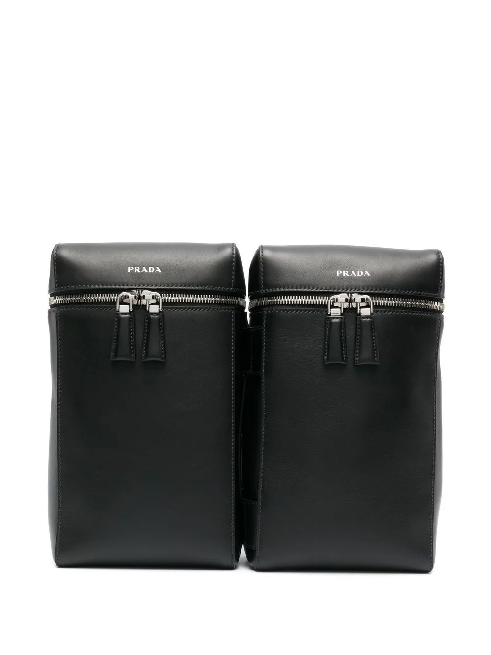 Double leather backpack - 1