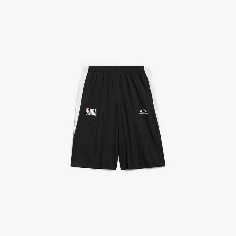 Men's Balenciaga | Nba Collaboration Tracksuit Shorts in Black/white 1