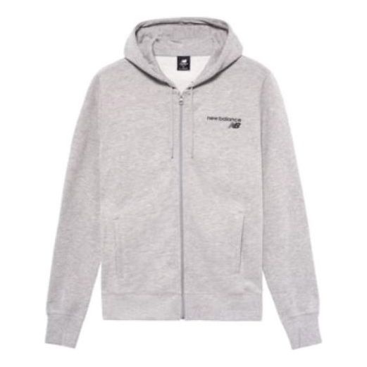 New Balance Classic Core ZHD Hooded Jacket 'Grey' MJ03907-AG - 1