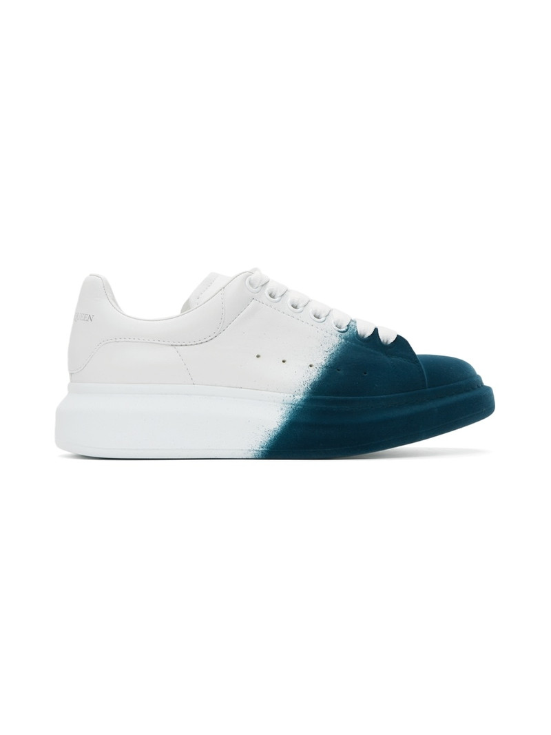 two-tone low-top sneakers - 1