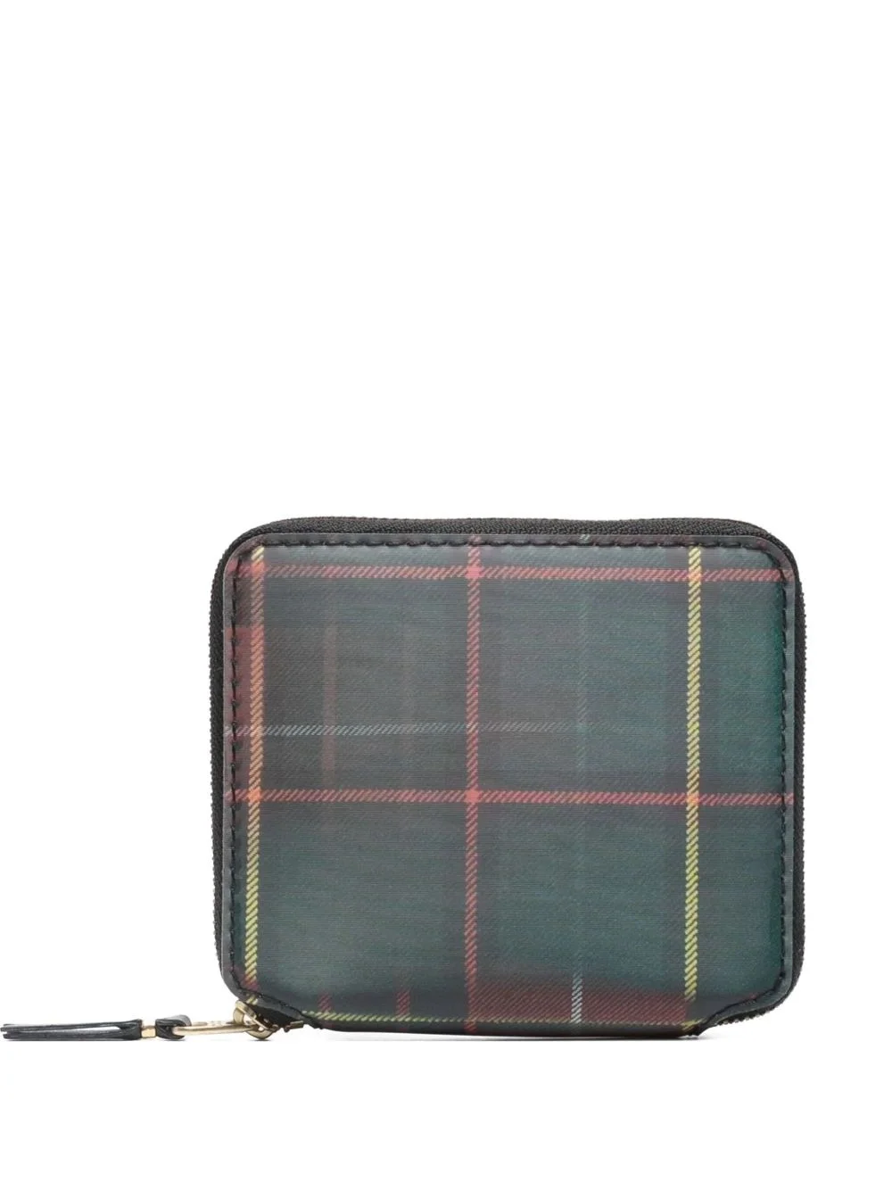 Lenticular Tartan zipped wallet - 1