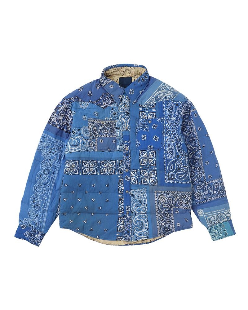 KERCHIEF DOWN JKT BLUE - 1