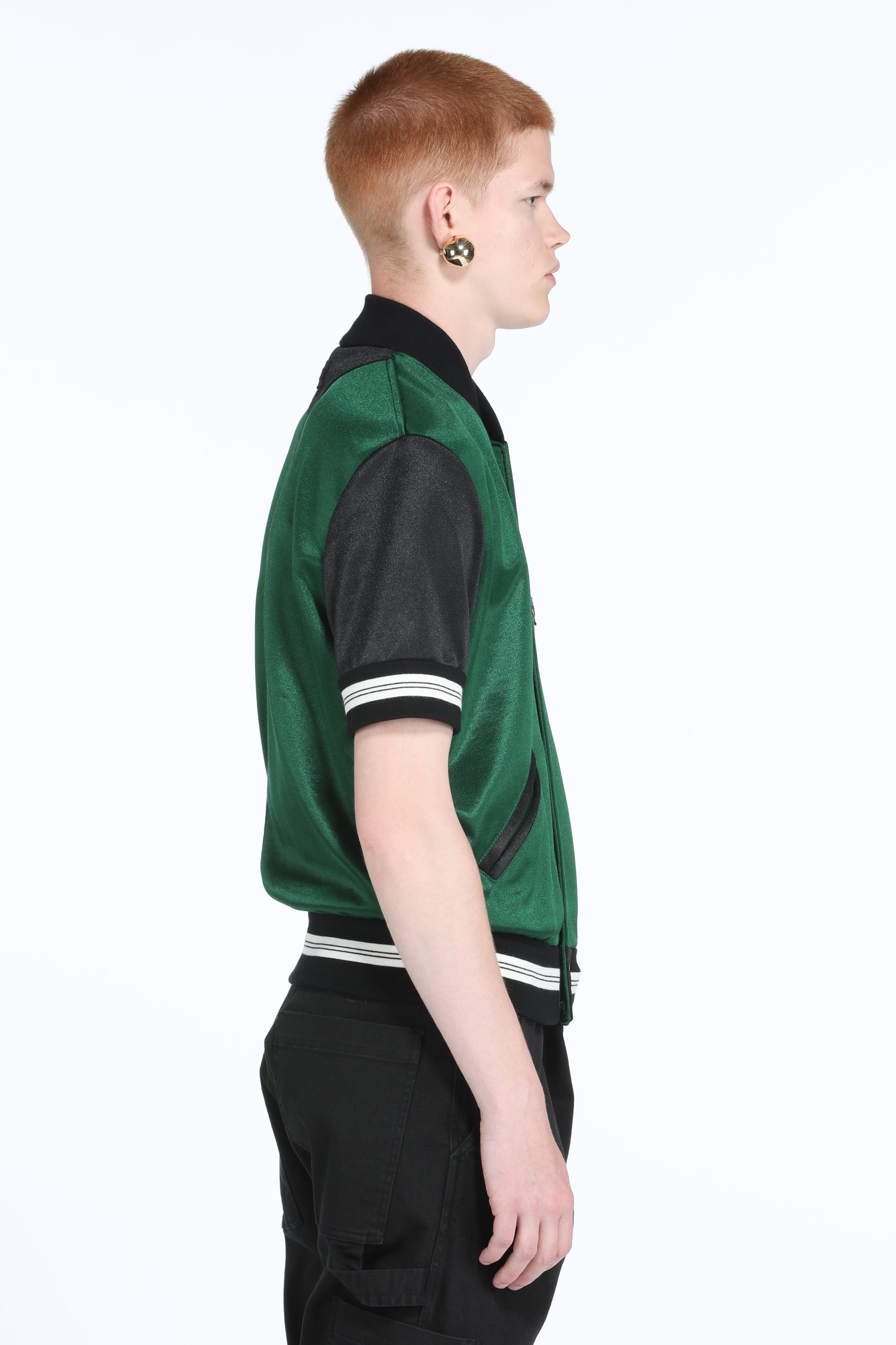 SHORT-SLEEVE BOMBER JACKET - 3