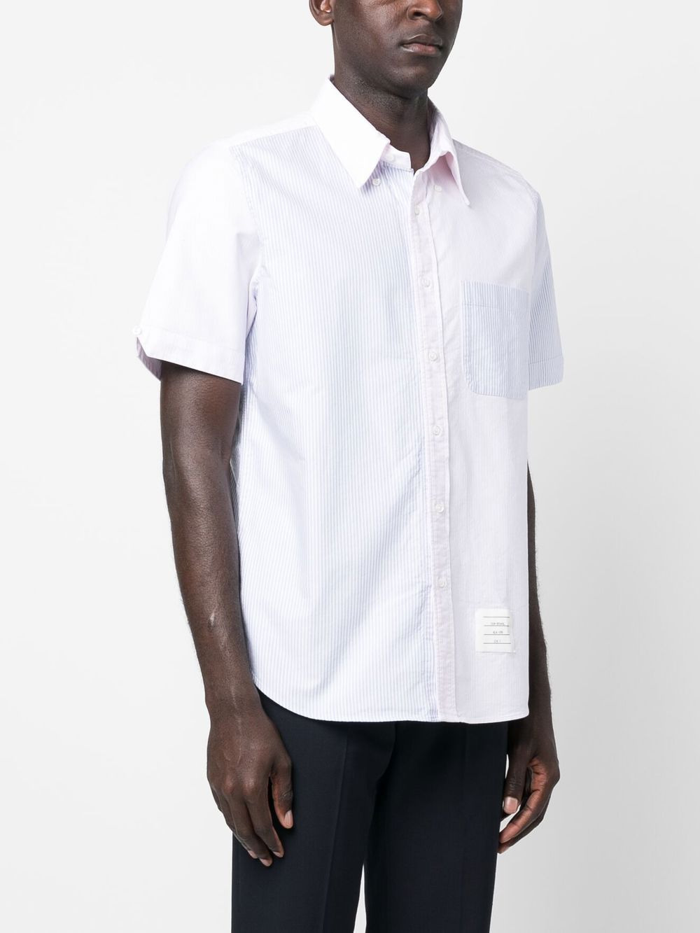 short sleeve striped shirt - 3