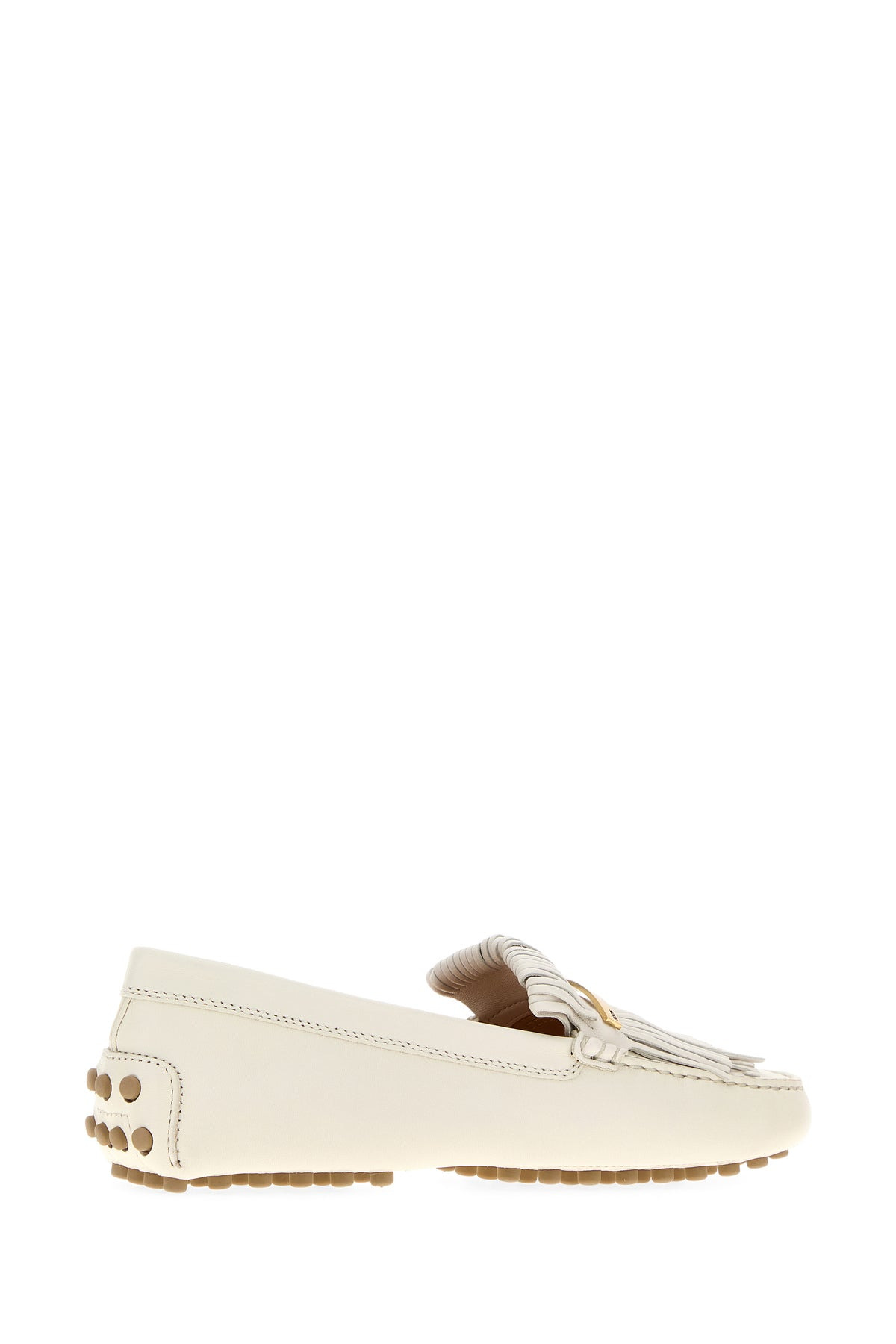 White leather loafers - 3