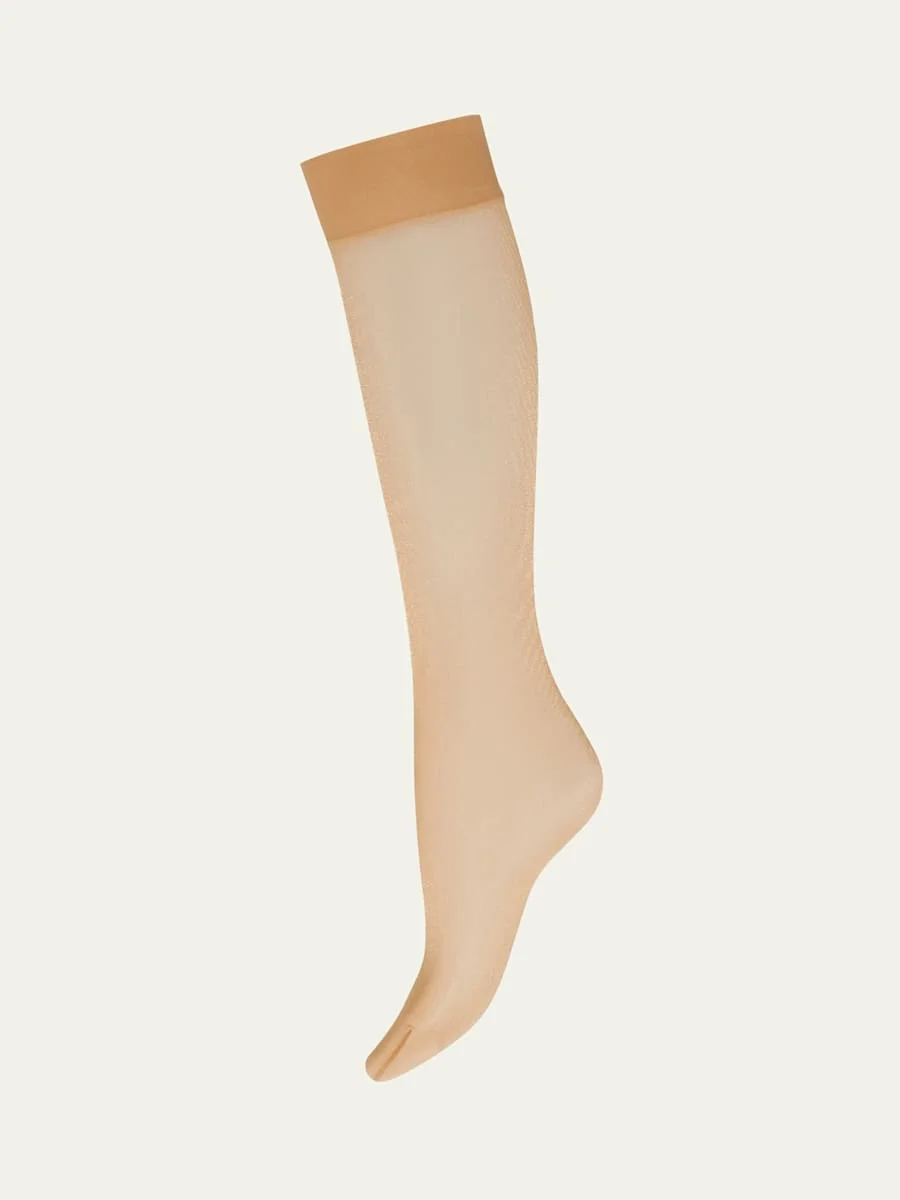 Satin Touch Sheer Knee-Highs - 1
