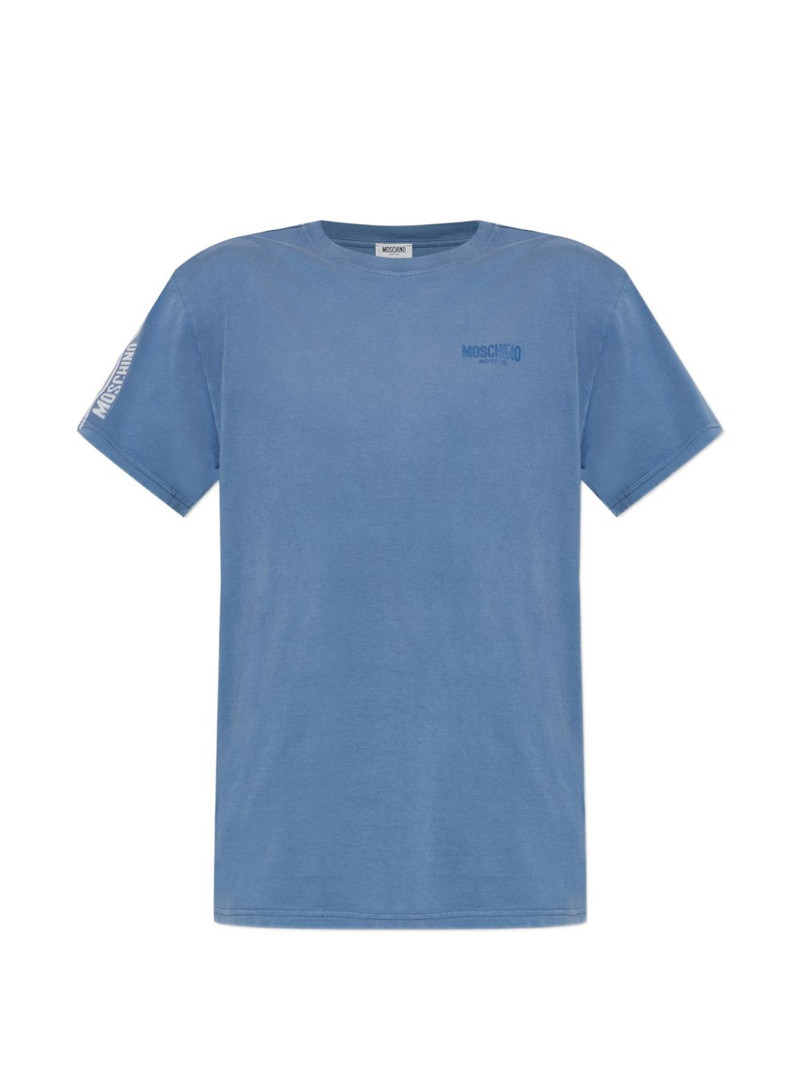 logo-detail cotton T-shirt 1