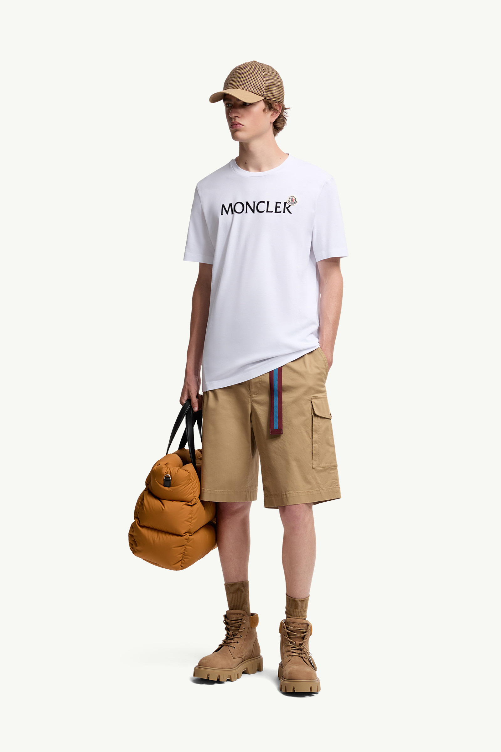 Flocked Logo Cotton T-Shirt - 2