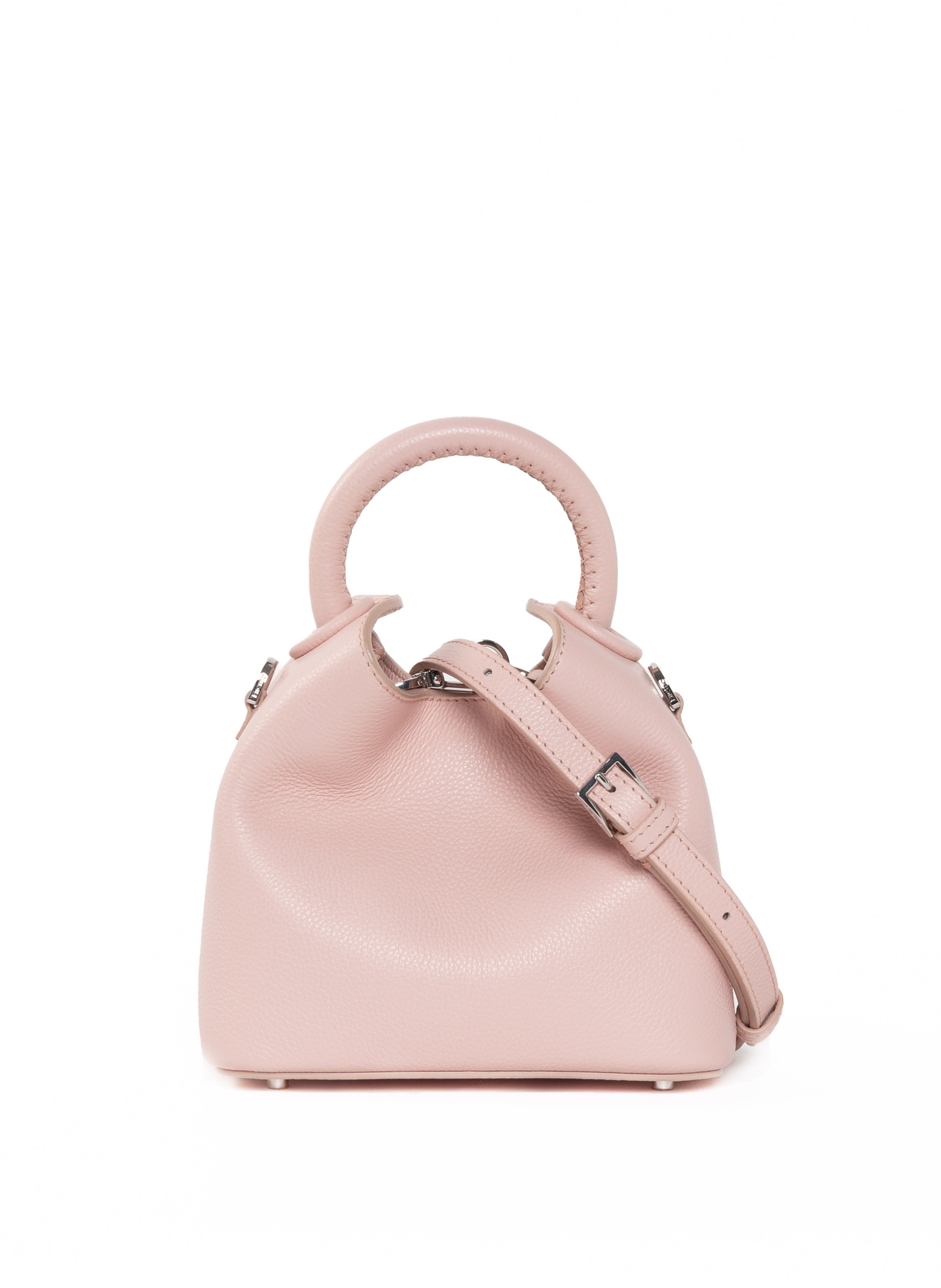 Madeleine Pebbled Leather Pink - 3