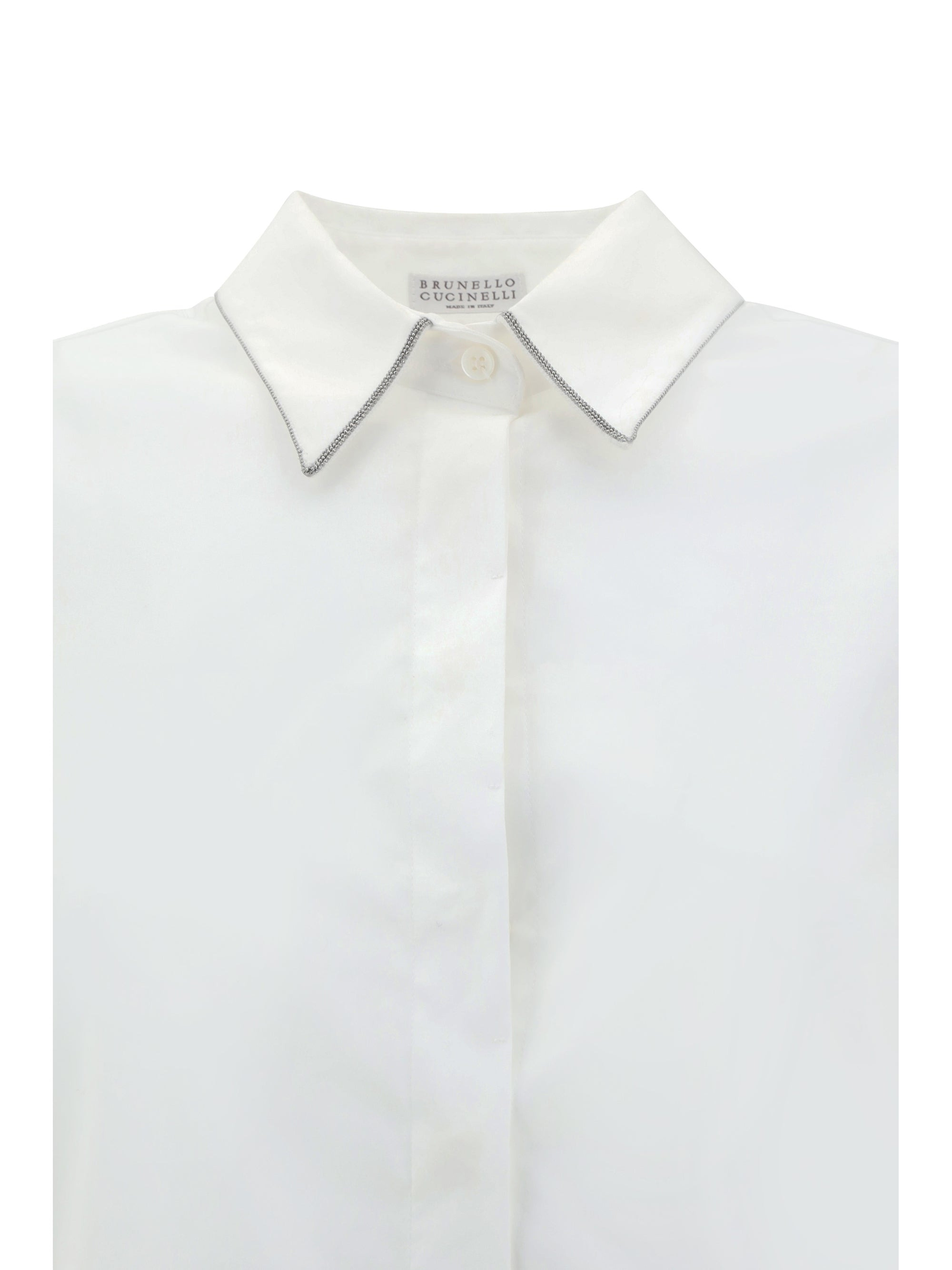 Brunello Cucinelli Women Shirt With Iconic Jewelry Details - 6