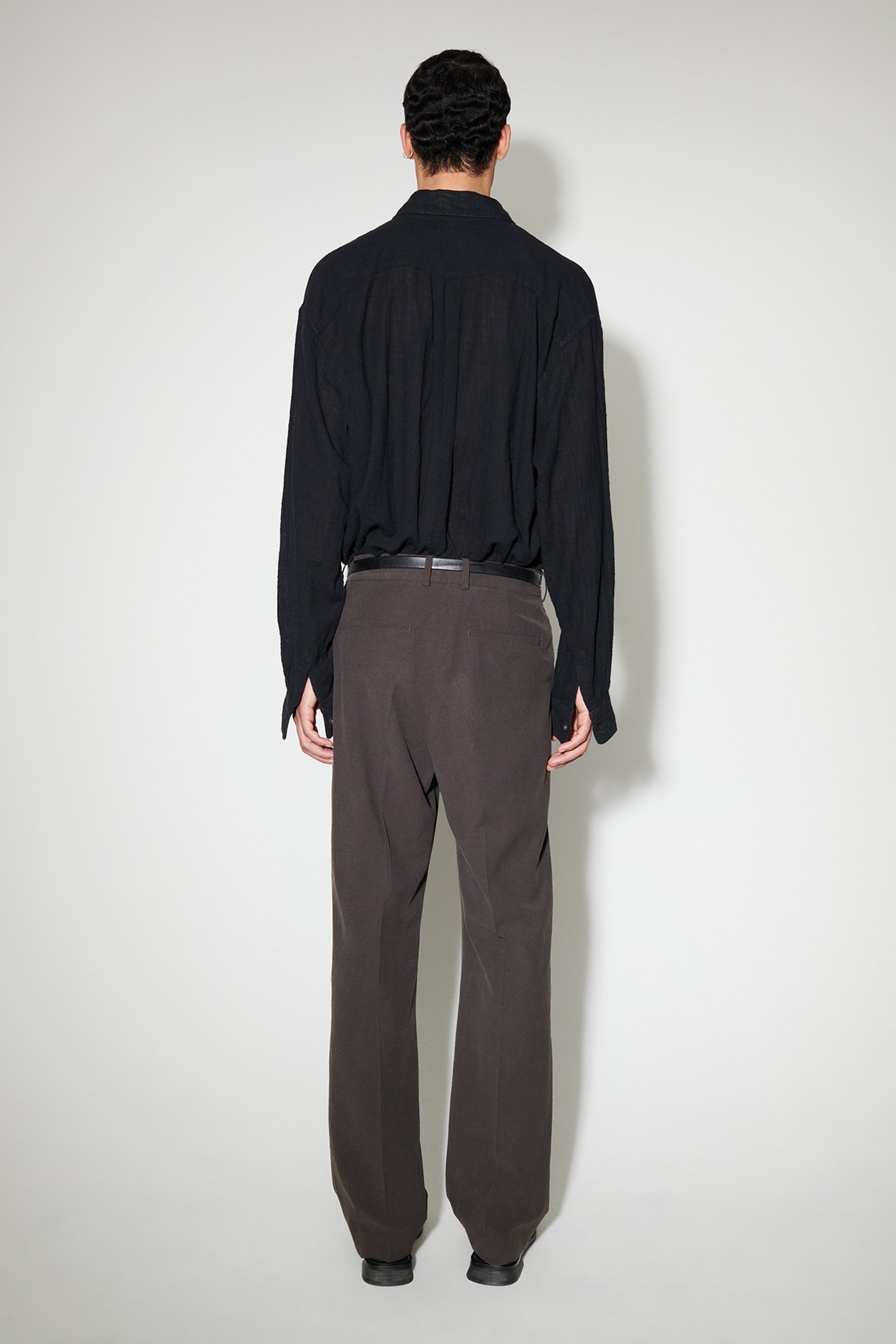 Darien Trouser Oak Brown Futuristic Silk - 4