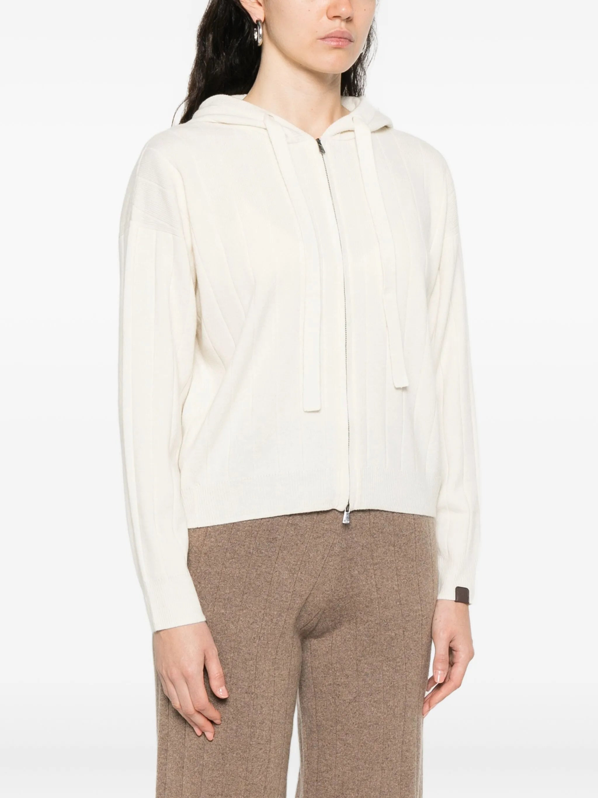 Max Mara Hooded Cashmere Cardigan - 4