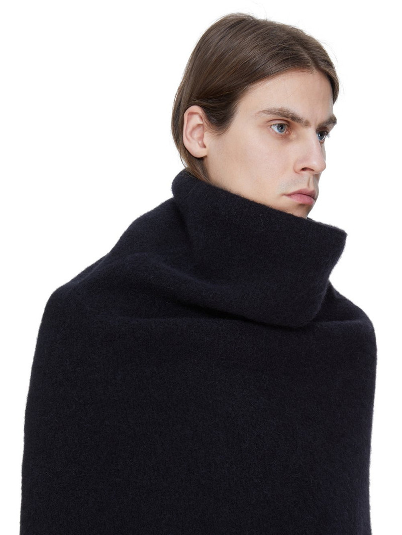 Cowl hooded-collar cape 4