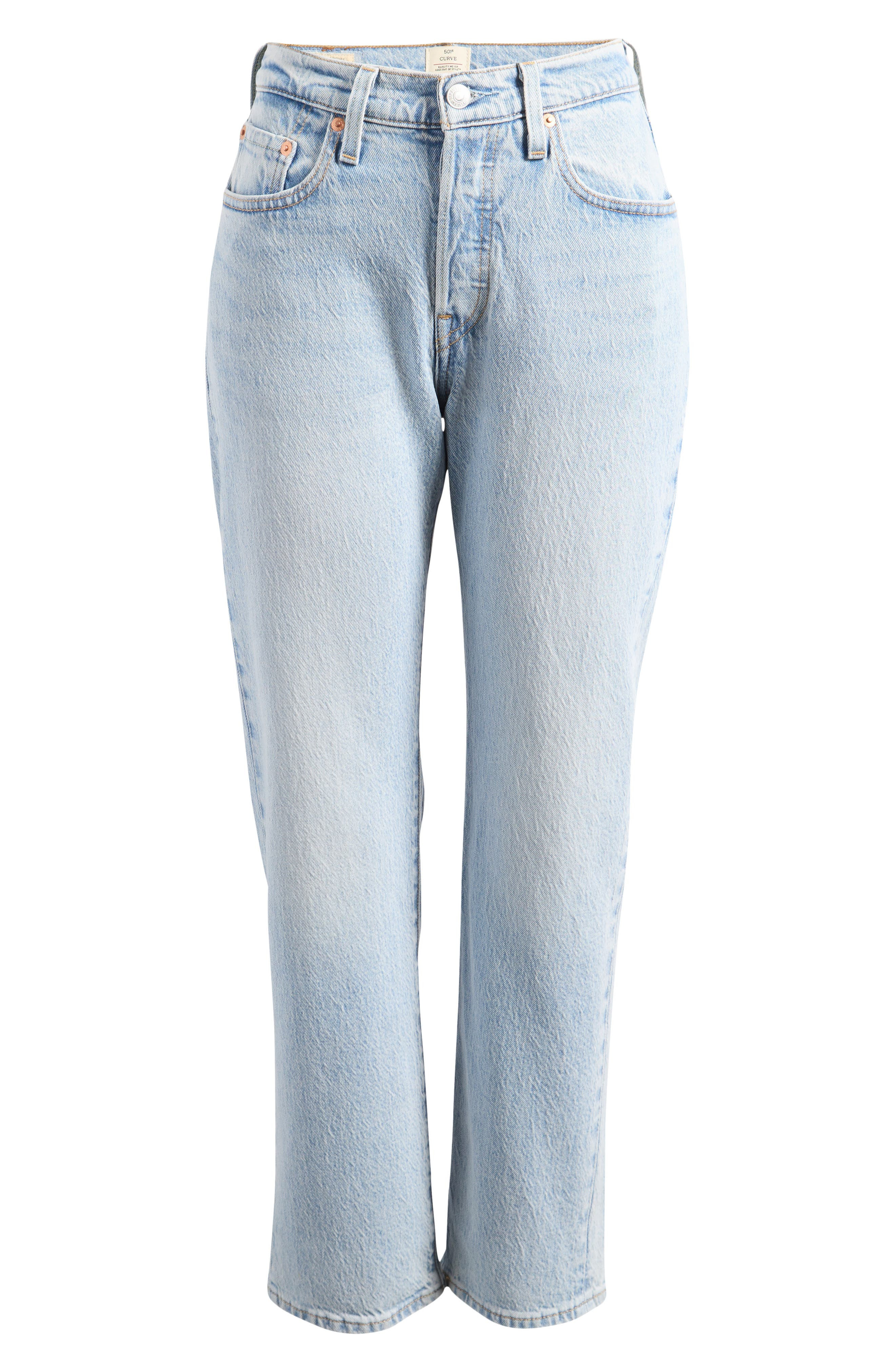 levi's 501® Curve High Waist Straight Leg Jeans in Laugh And Lie at Nordstrom - 5