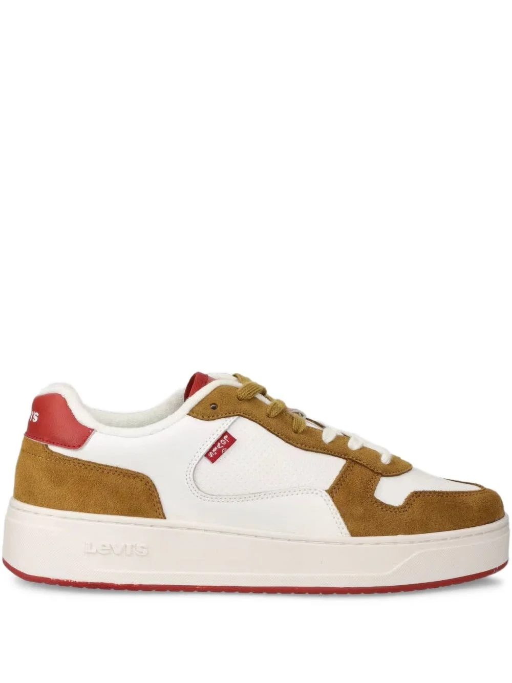 Glide suede panelled retro sneakers - 1