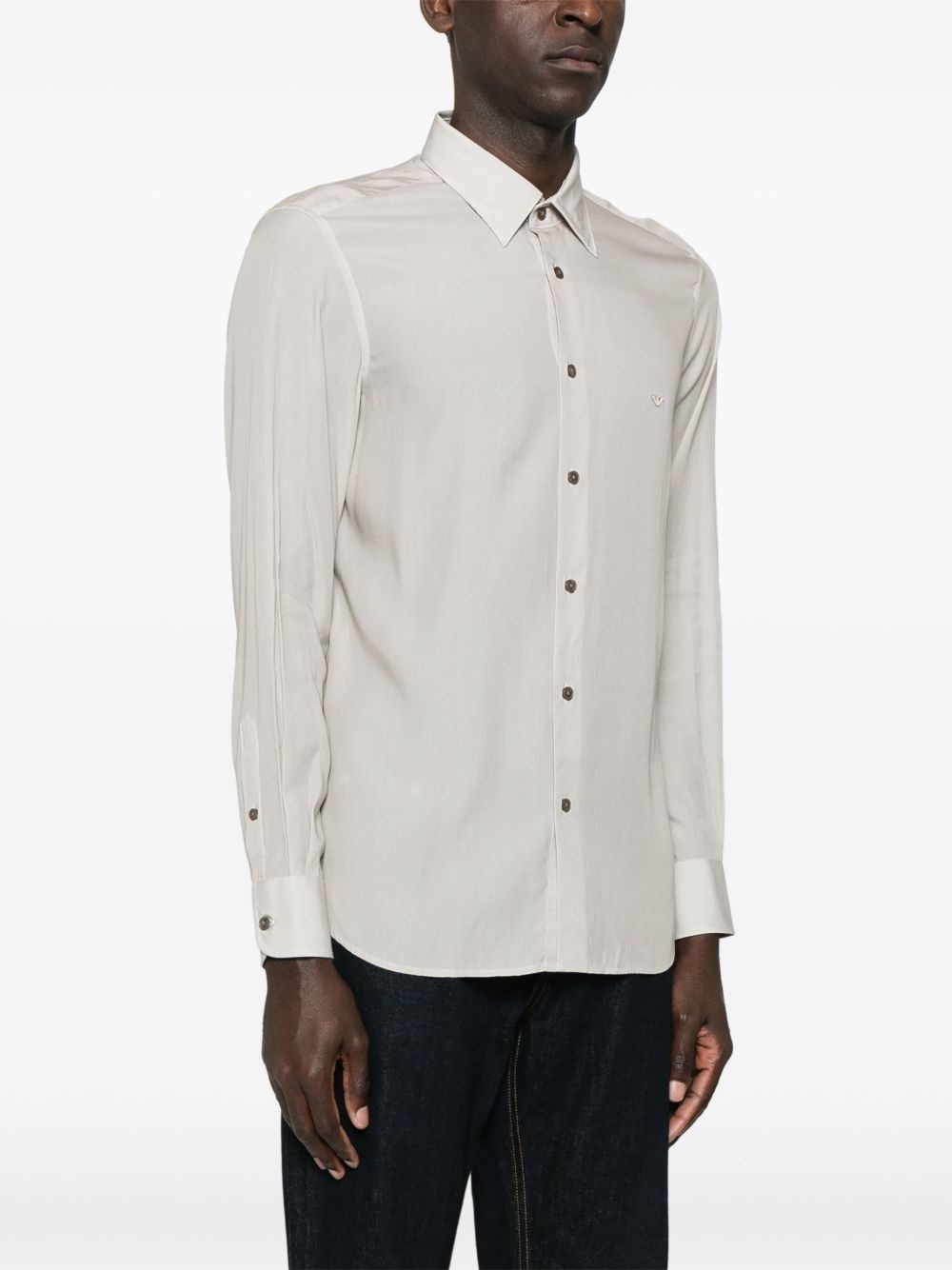 pinstripe shirt - 3