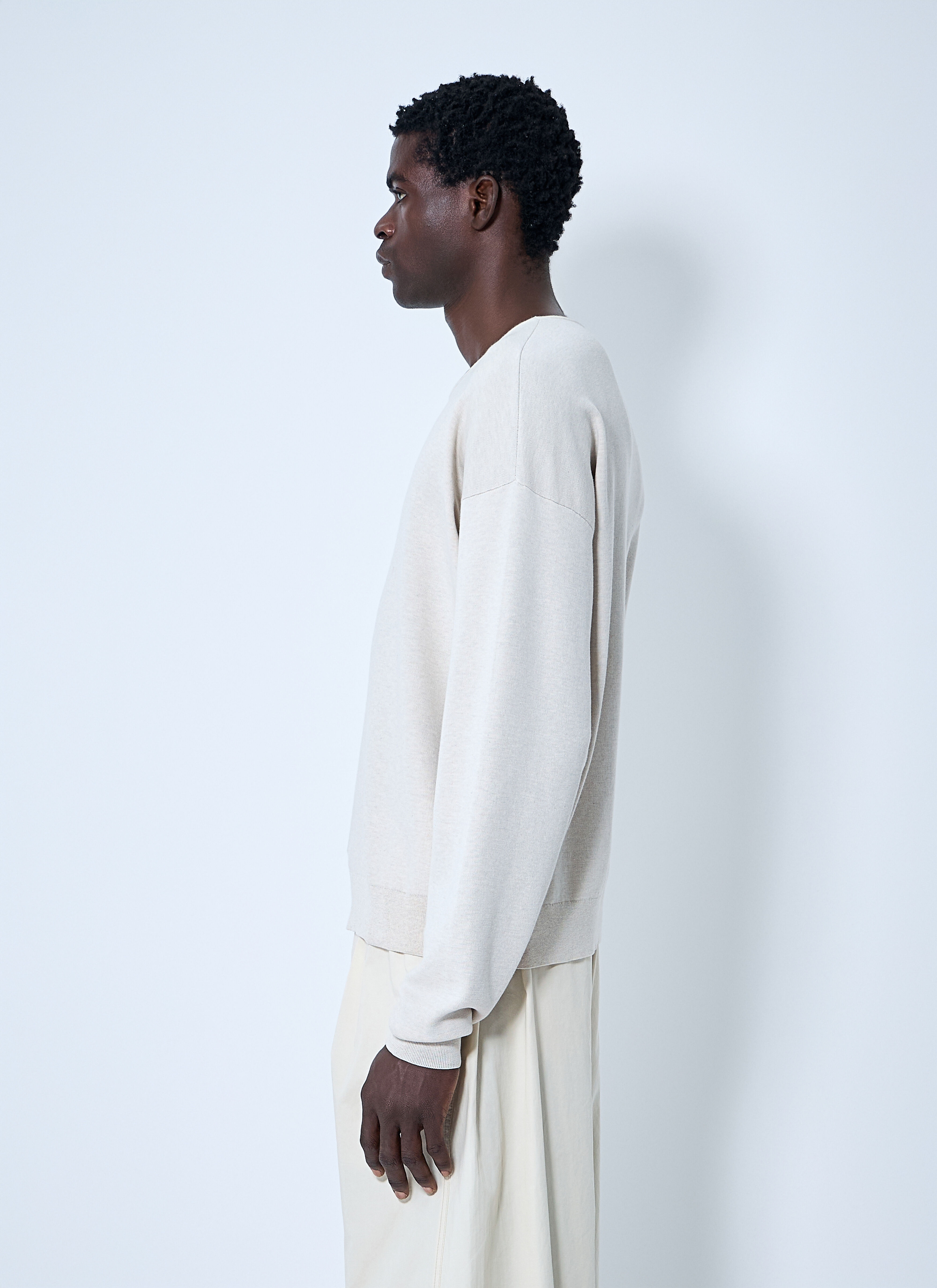 【Lemaire】コットントップ Lemaire Embellished Metal Top Light Cotton Satin Black