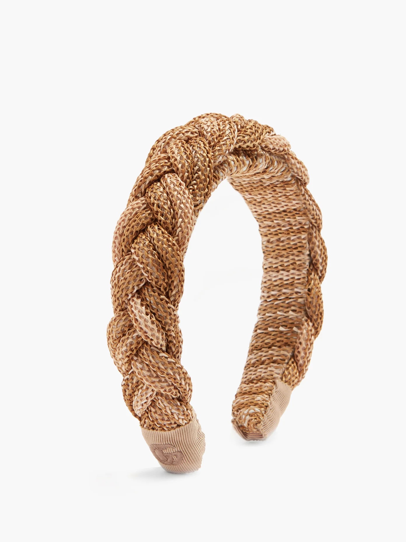 Braided straw-effect headband - 4