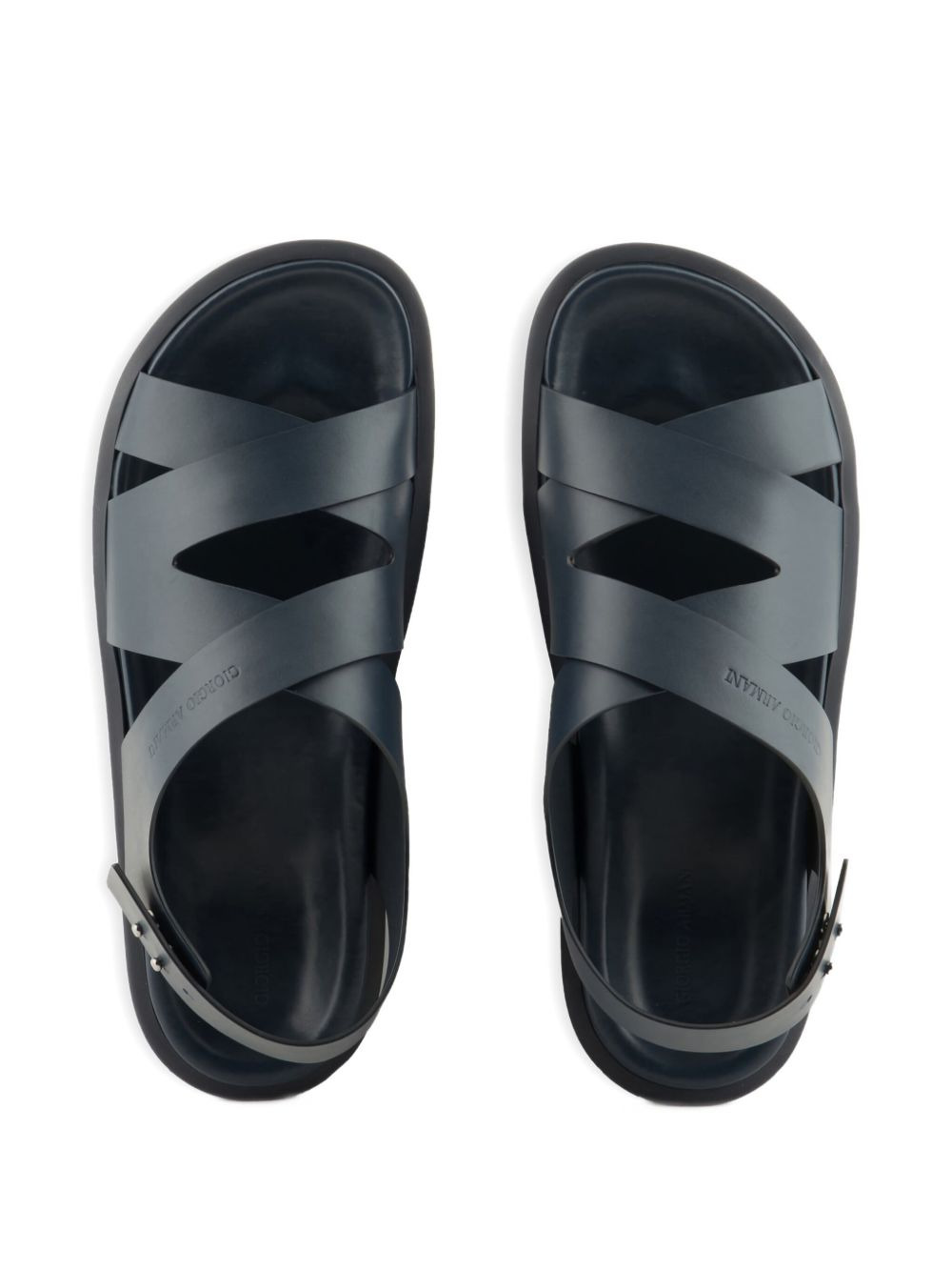 crossover-strap sandals - 2