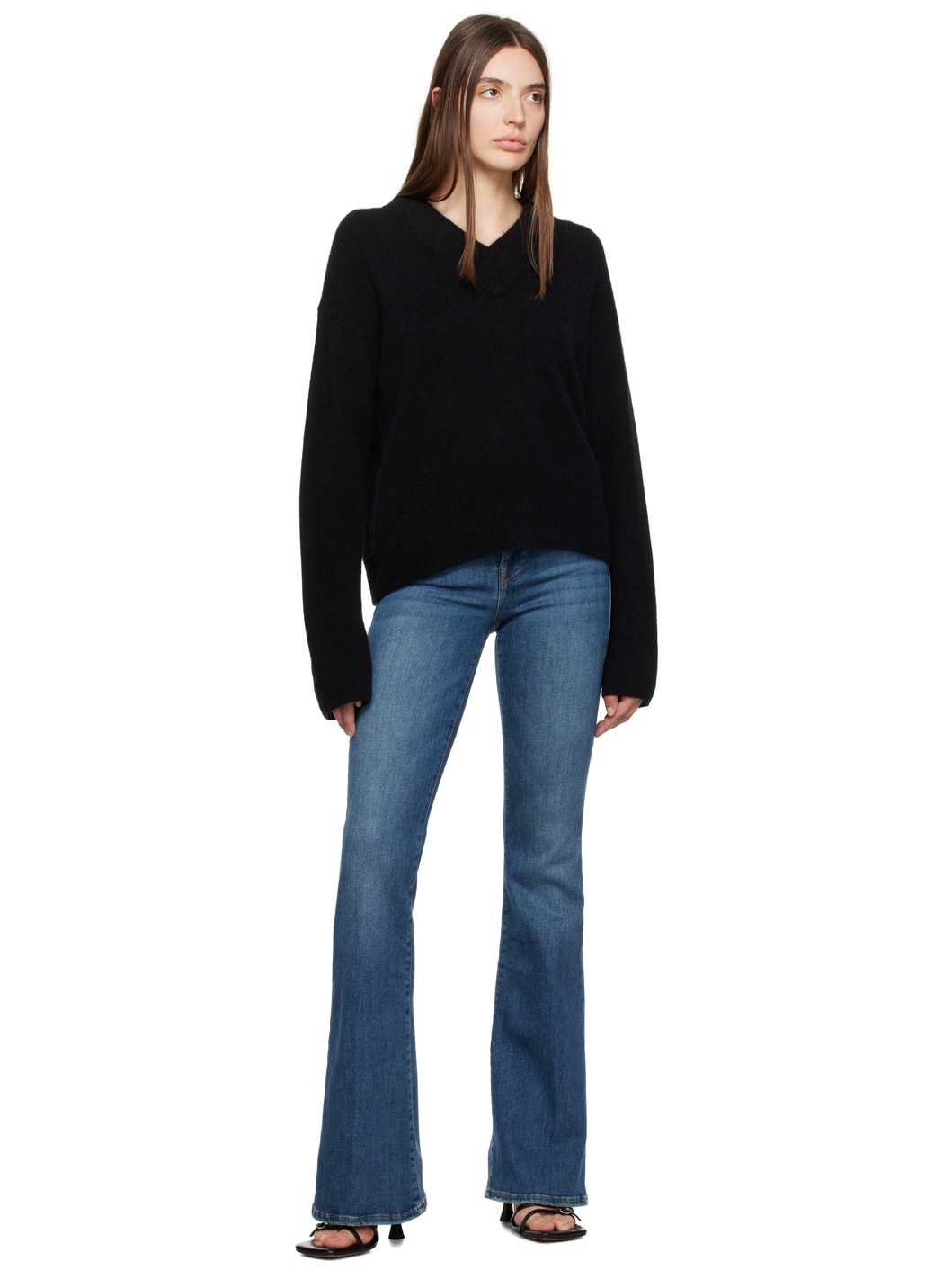 Blue 'Le High Flare' Jeans - 4