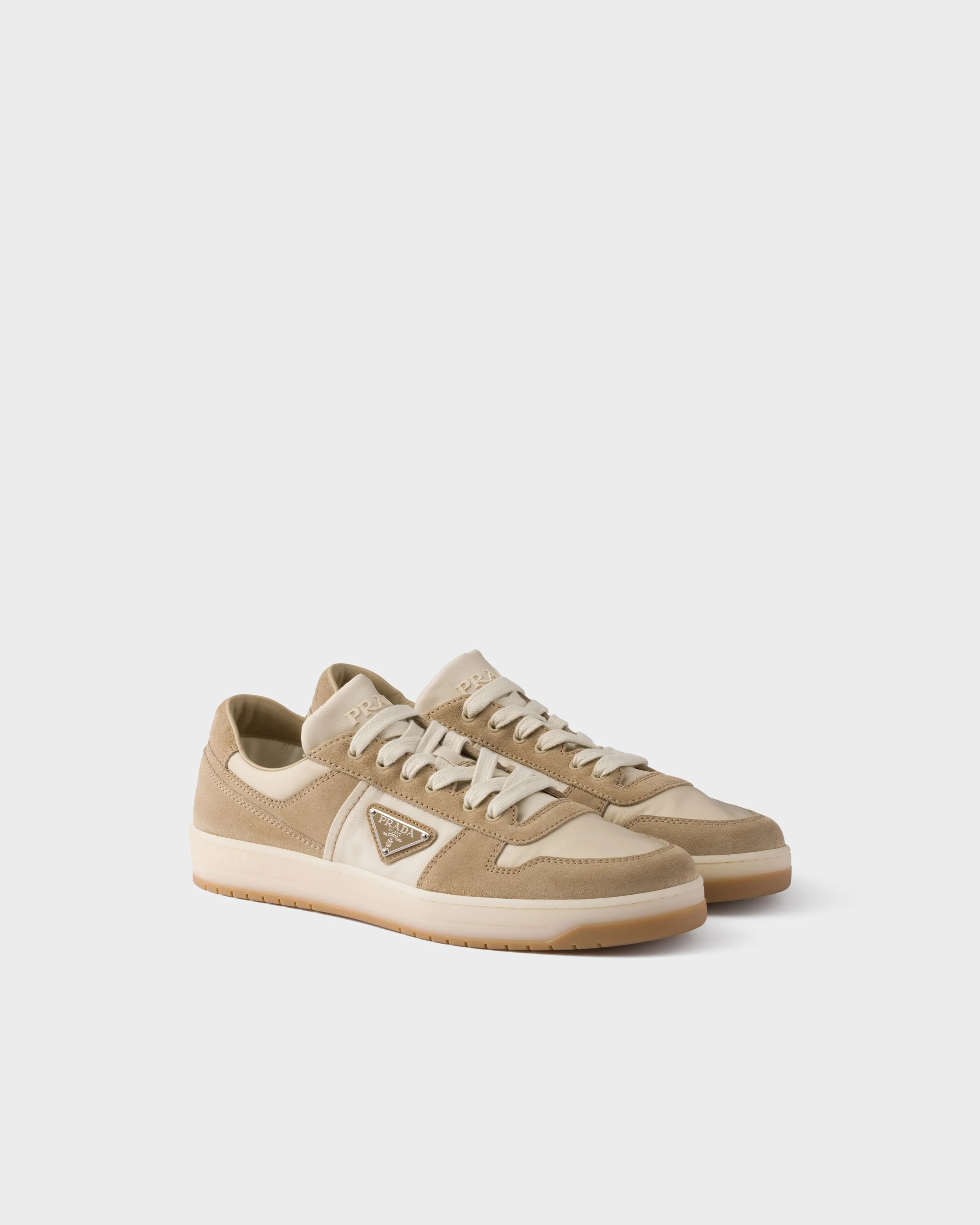 Downtown Re-Nylon and suede sneakers - 1