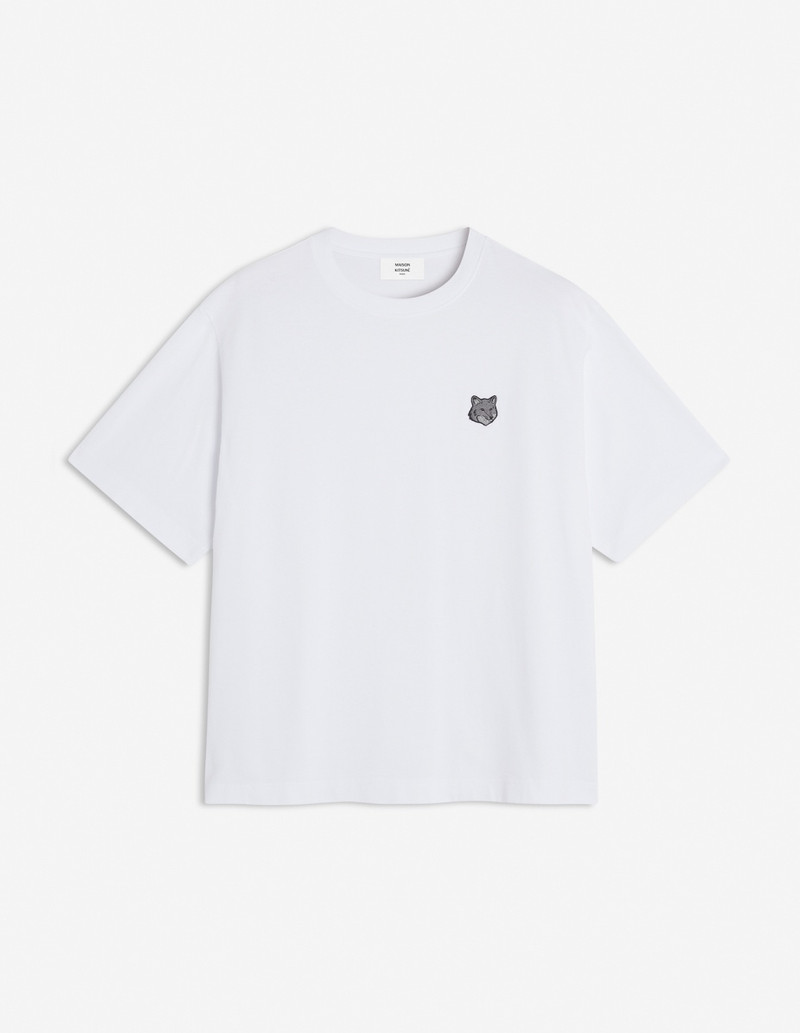 BOLD FOX HEAD PATCH OVERSIZE TEE-SHIRT - 1