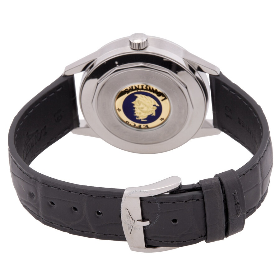 Longines Flagship Heritage Automatic Moon Phase Silver Men's Watch L4.815.4.72.2 - 3
