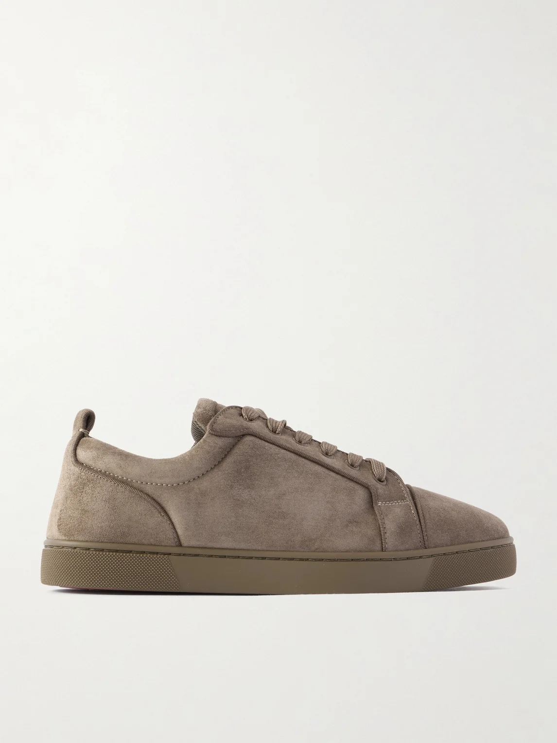 Louis Junior Grosgrain-Trimmed Suede Sneakers - 1