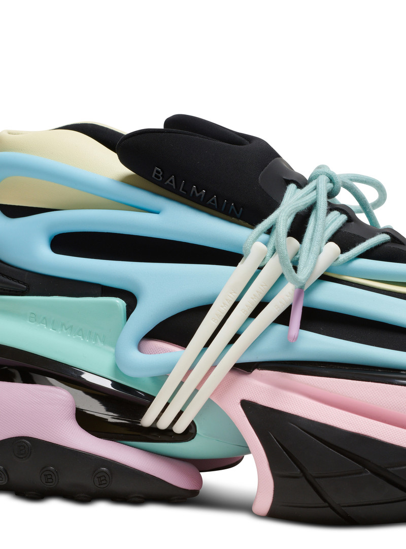 Unicorn trainers in neoprene and leather 7