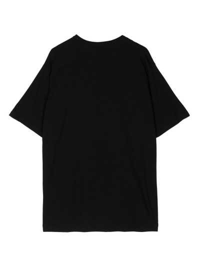 Yohji Yamamoto patch-appliquÃ© cotton T-shirt outlook