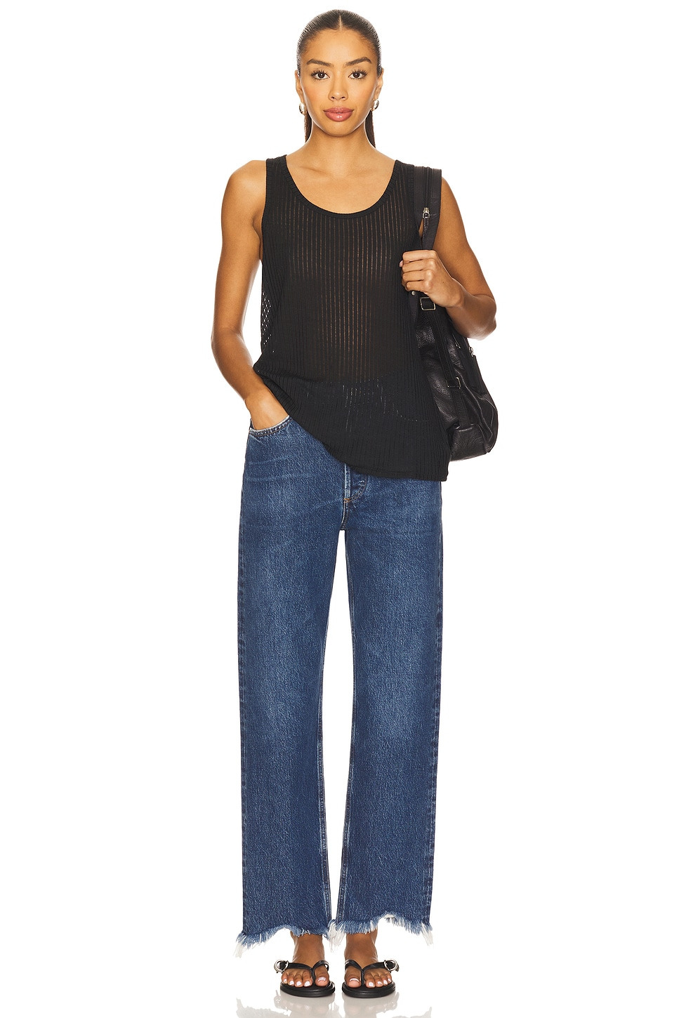 90s Mid Rise Loose Fit Jeans - 5