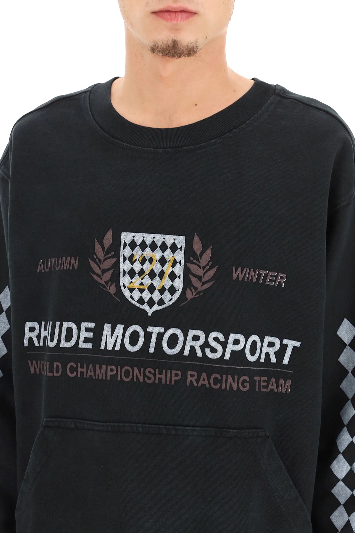 MOTOR CREST PRINT SWEATSHIRT - 5